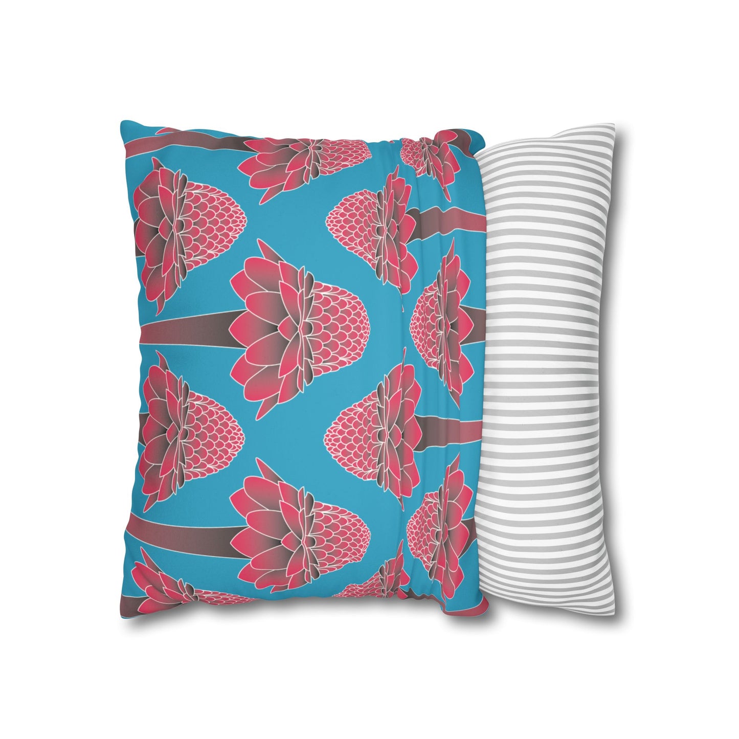 Turquoise Ginger Pillowcase