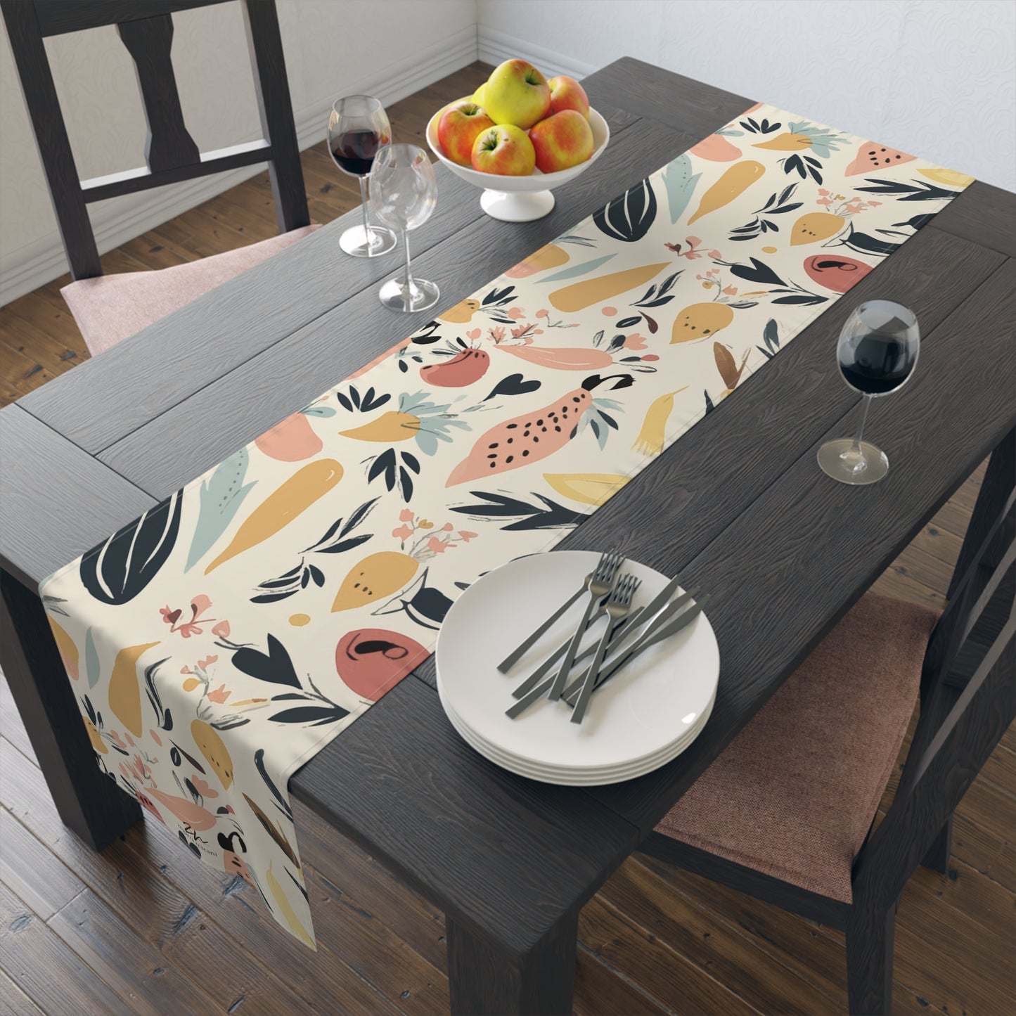 Modern Organic Table Runner