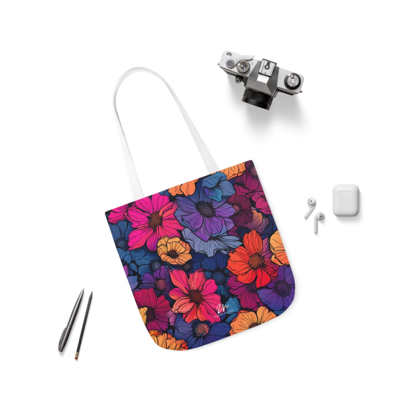 Vivid Blossoms Tote Bag