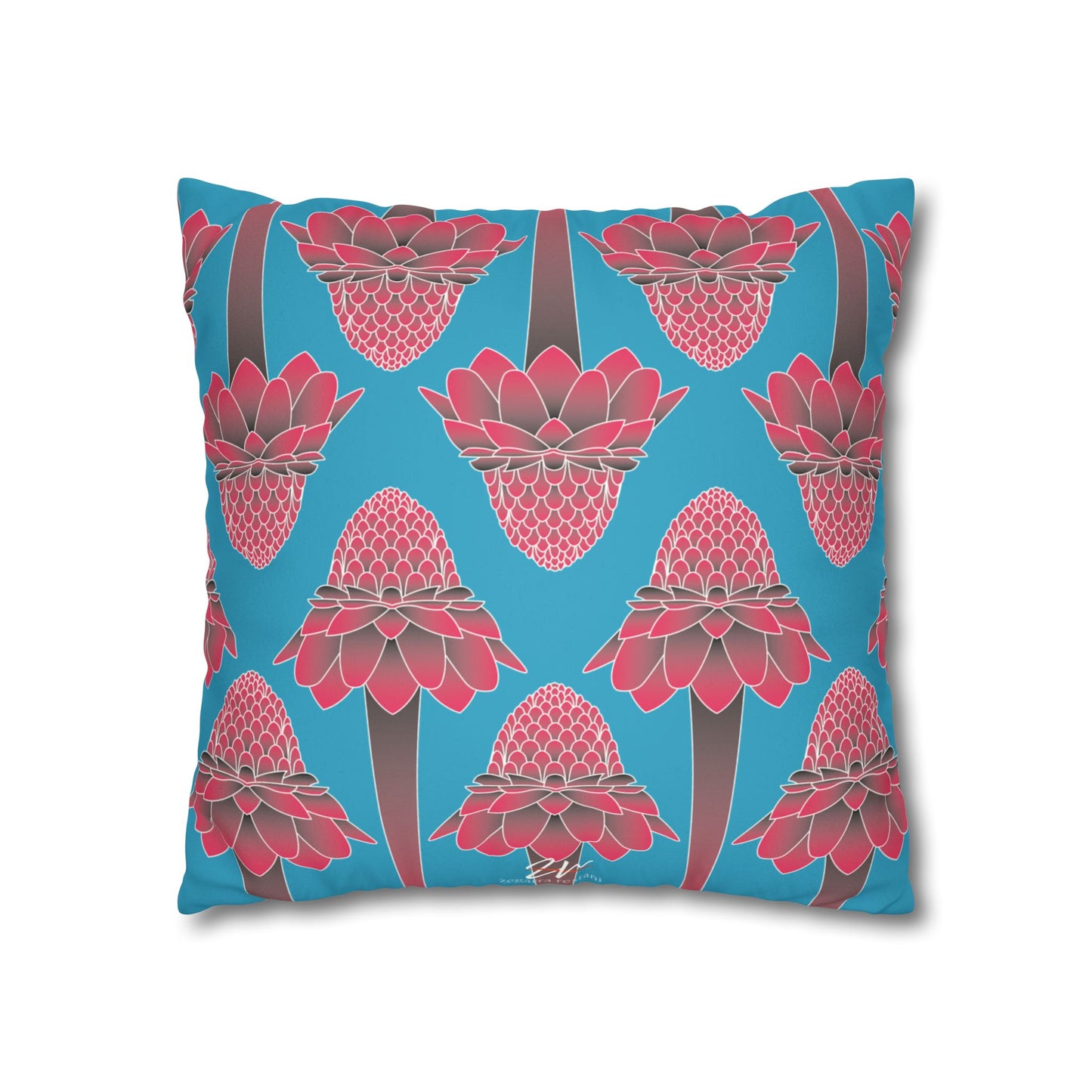 Turquoise Ginger Pillowcase