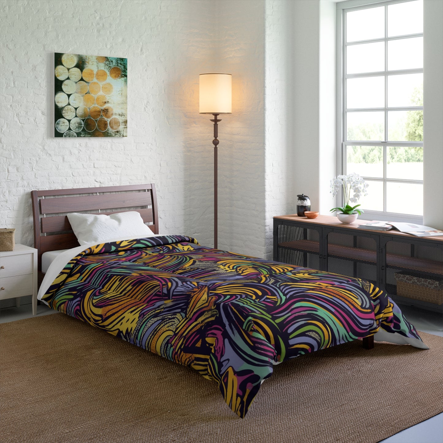 Pop Art Waves Comforter