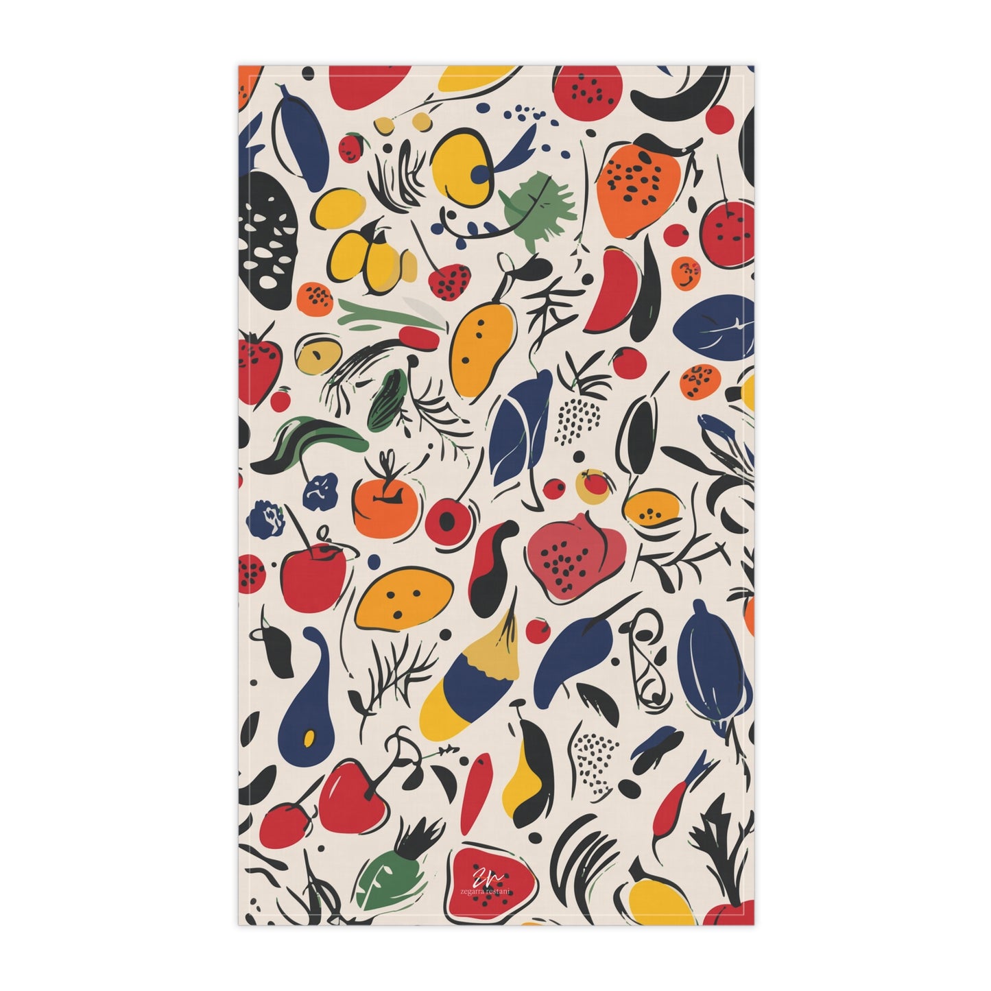 Abstract Harvest Tea TowelsTea Towels