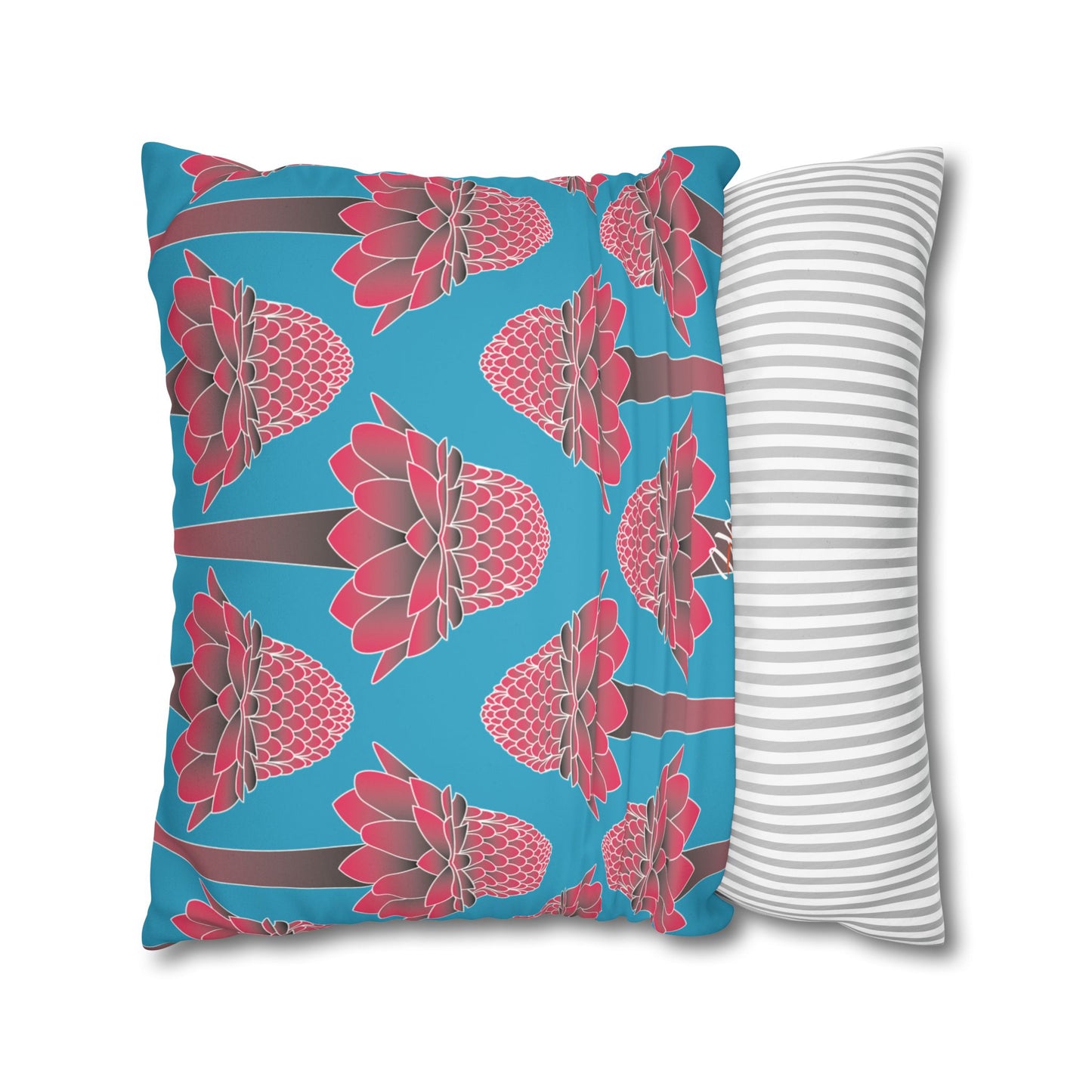 Turquoise Ginger Pillowcase