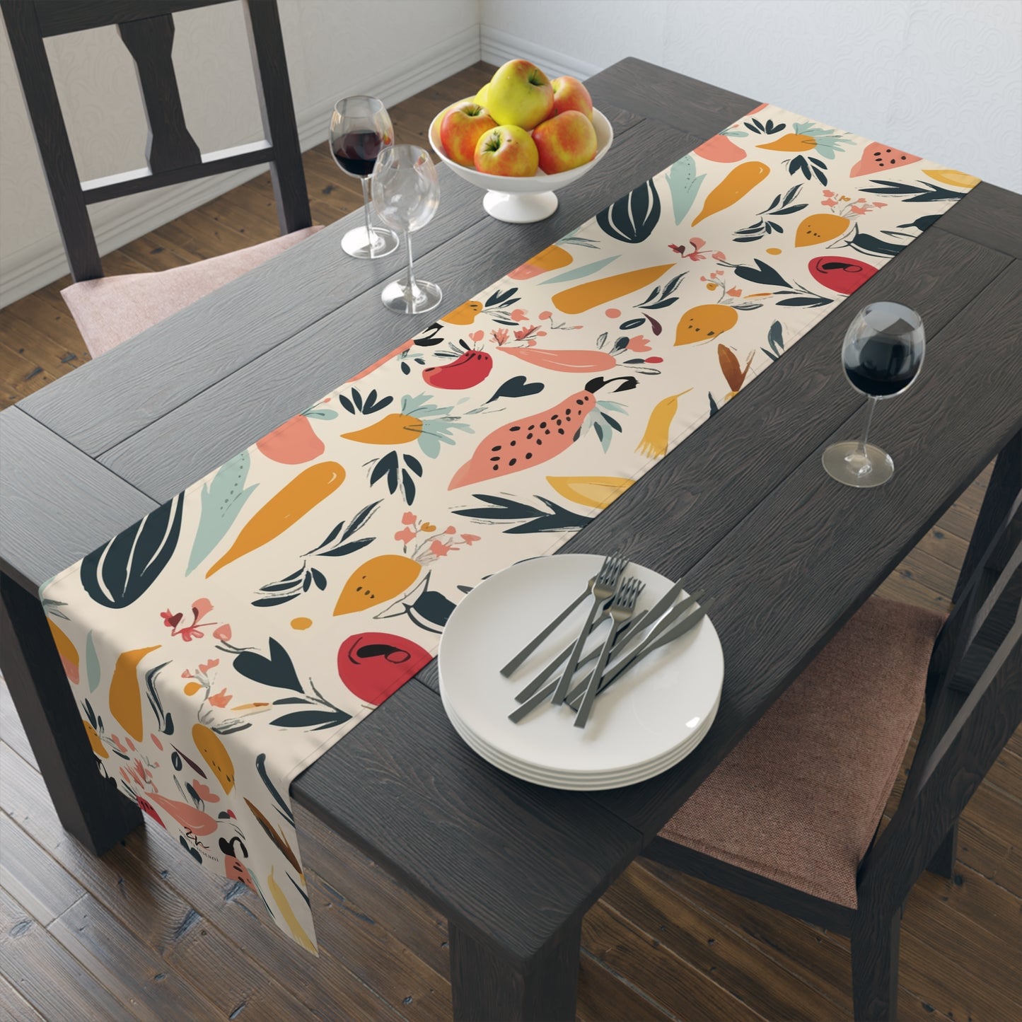 Modern Organic Table Runner