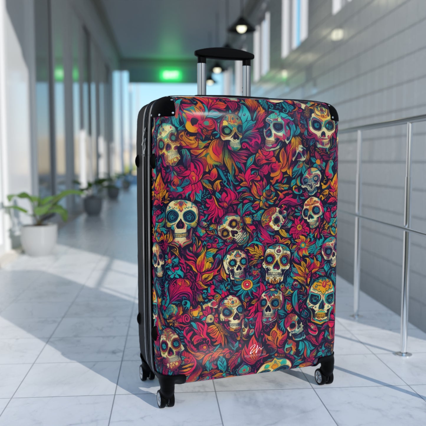 Crazy Calacas Suitcase