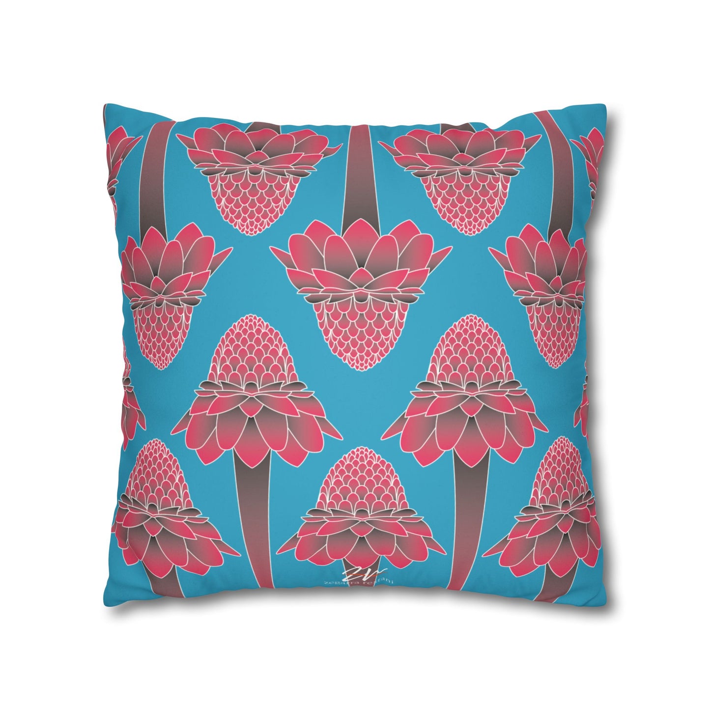 Turquoise Ginger Pillowcase