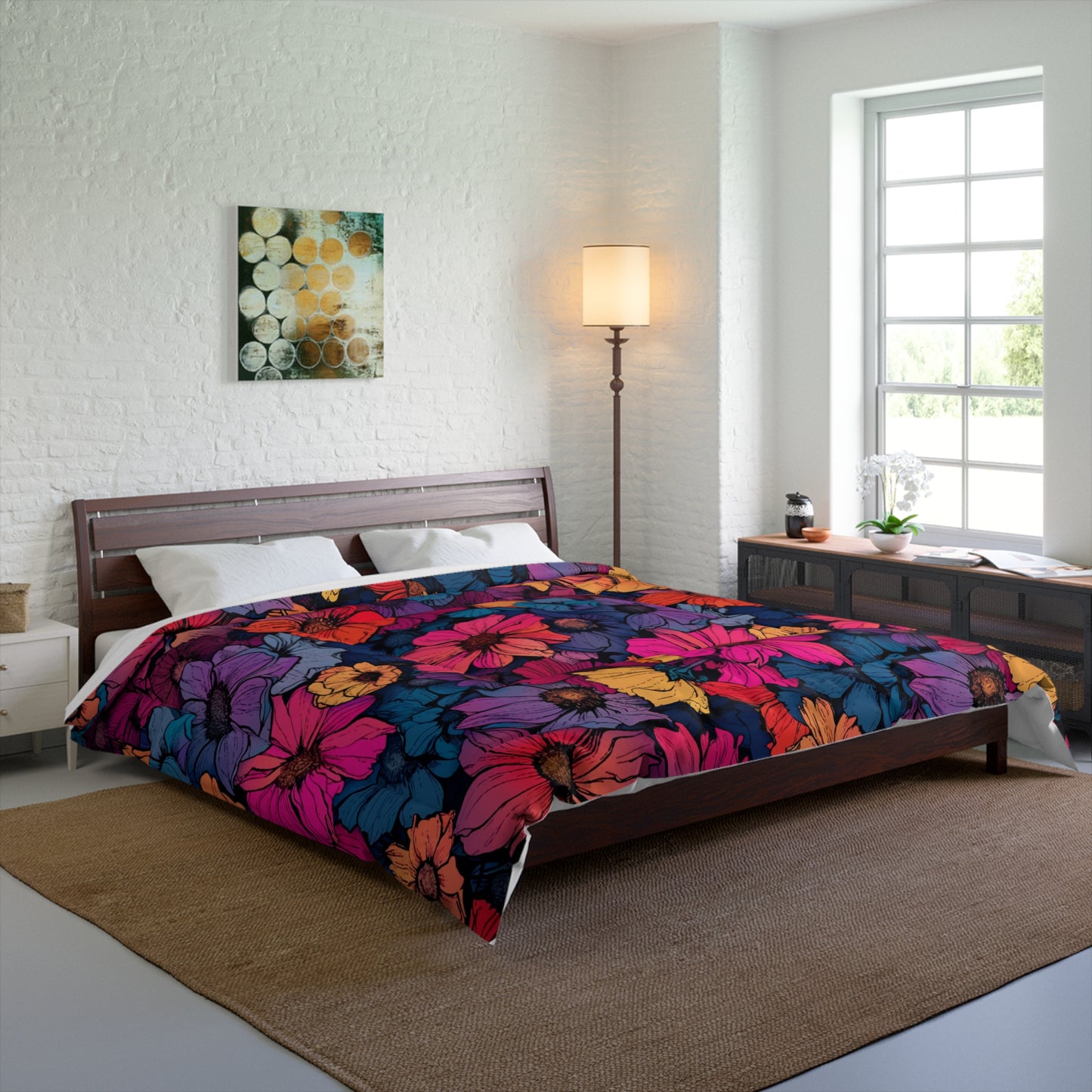 Vivid Blossoms Comforter