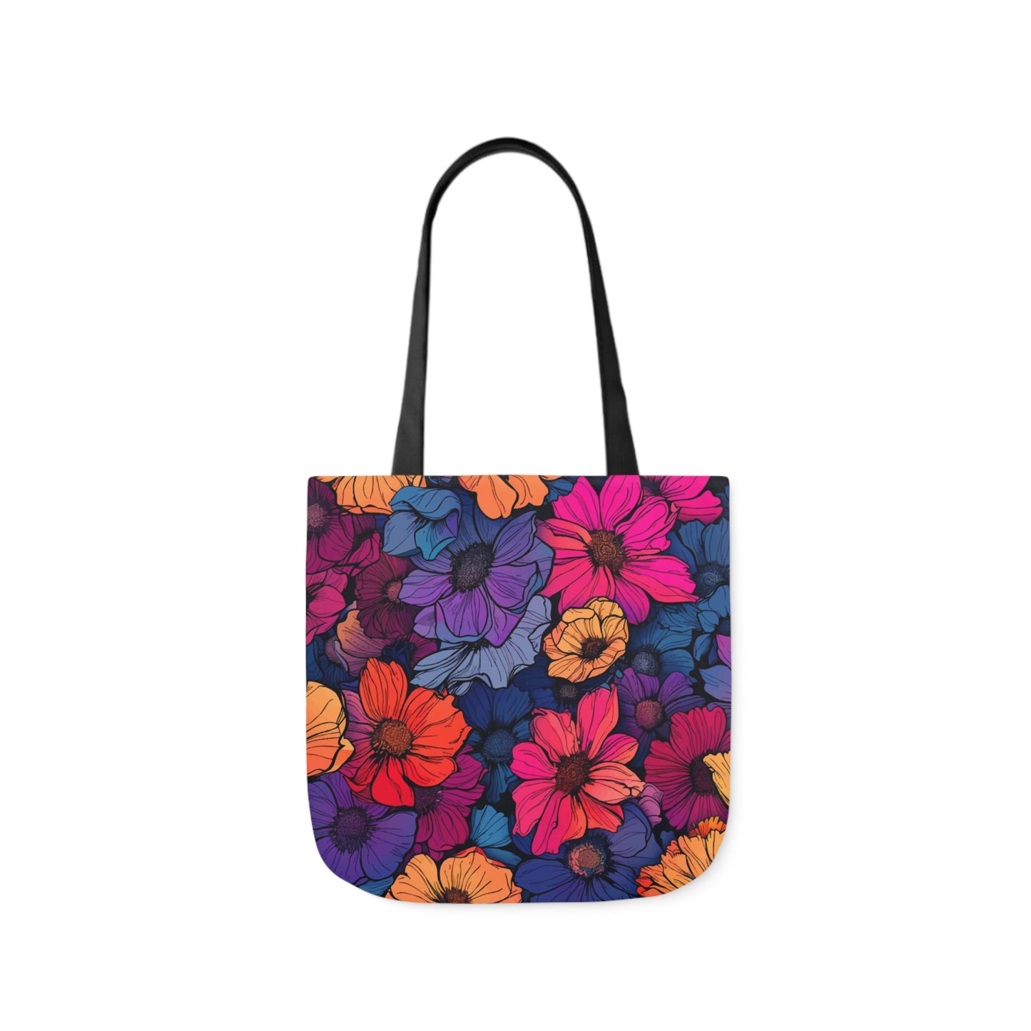 Vivid Blossoms Tote Bag