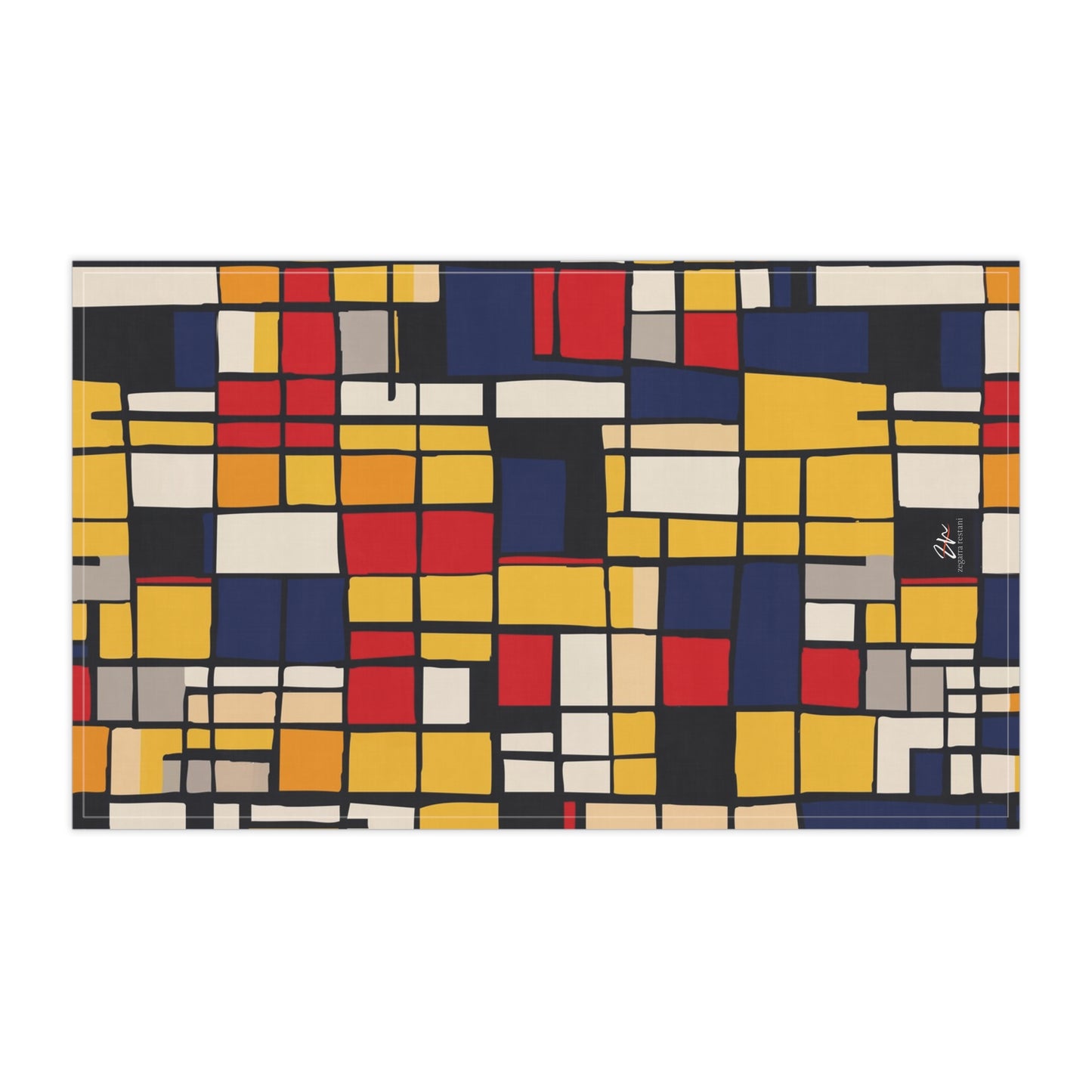 Mondrian-Inspired Tea Towels