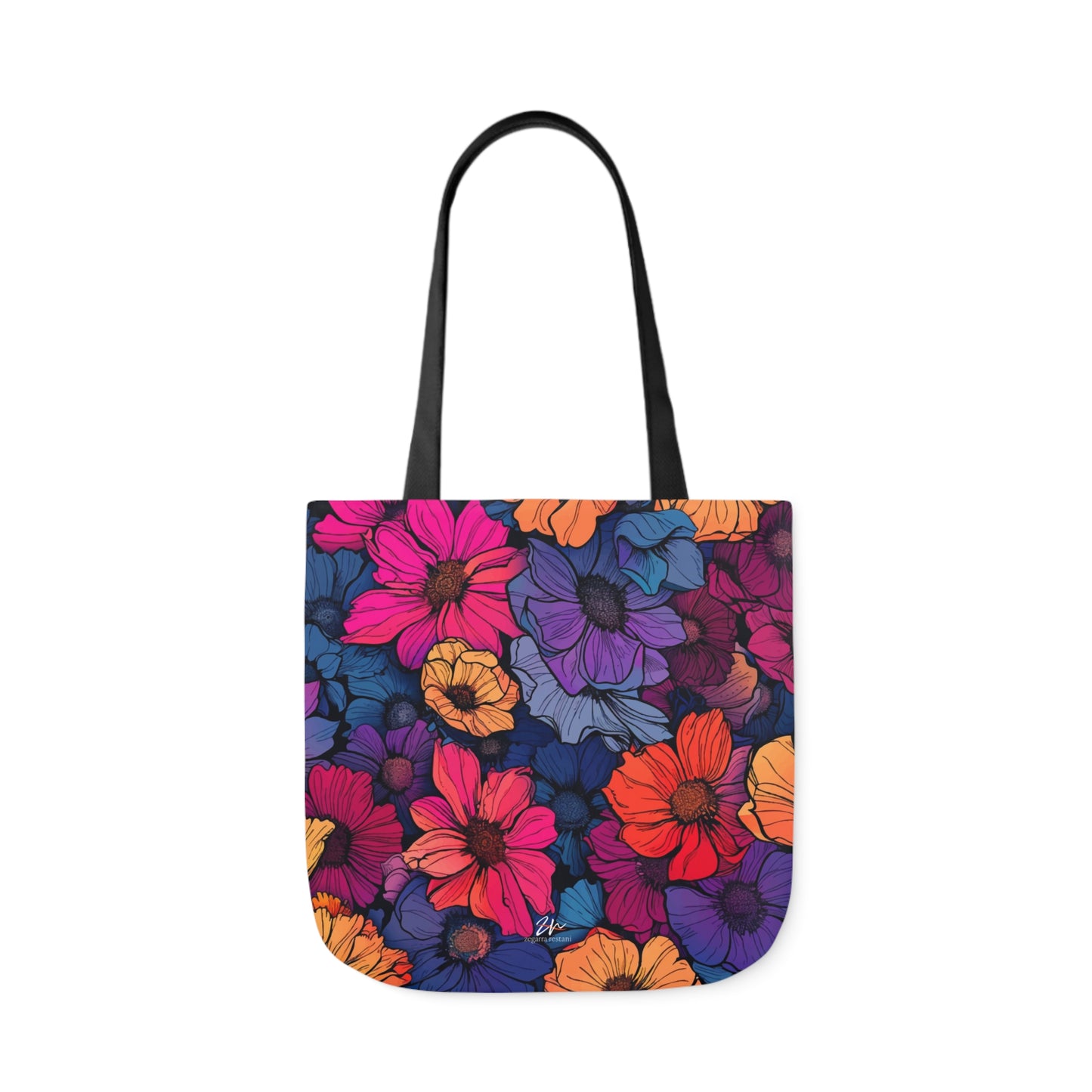 Vivid Blossoms Tote Bag