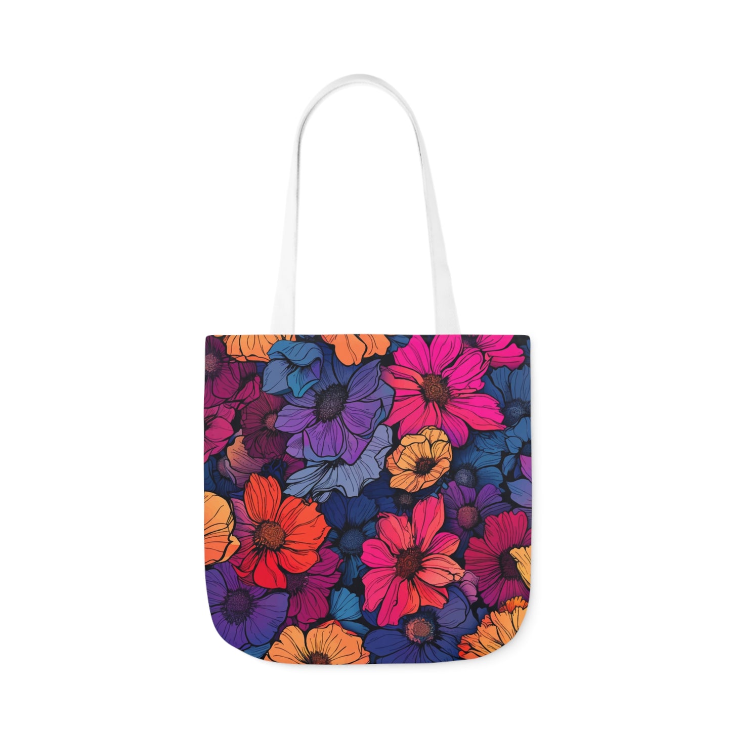Vivid Blossoms Tote Bag