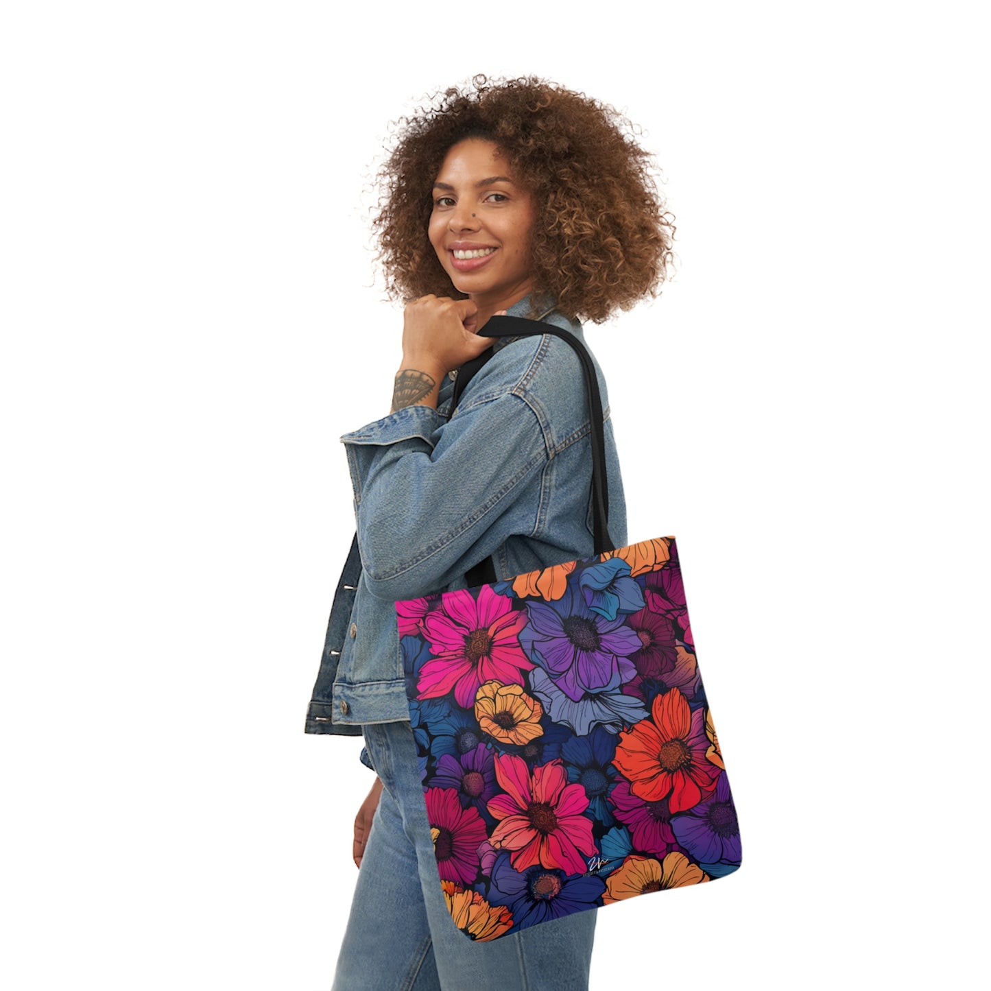 Vivid Blossoms Tote Bag