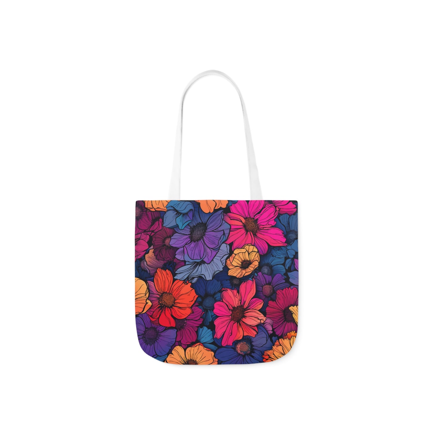 Vivid Blossoms Tote Bag