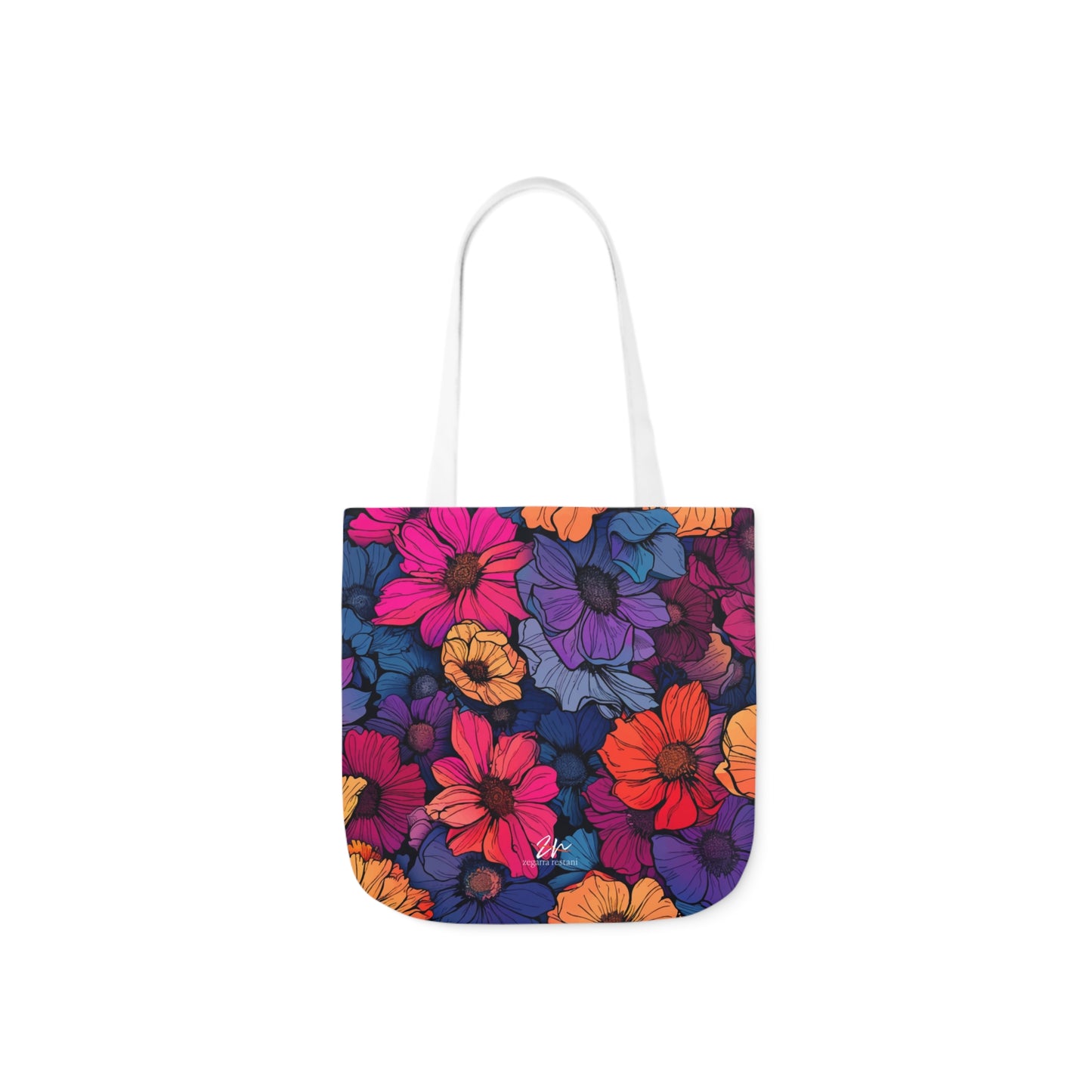 Vivid Blossoms Tote Bag