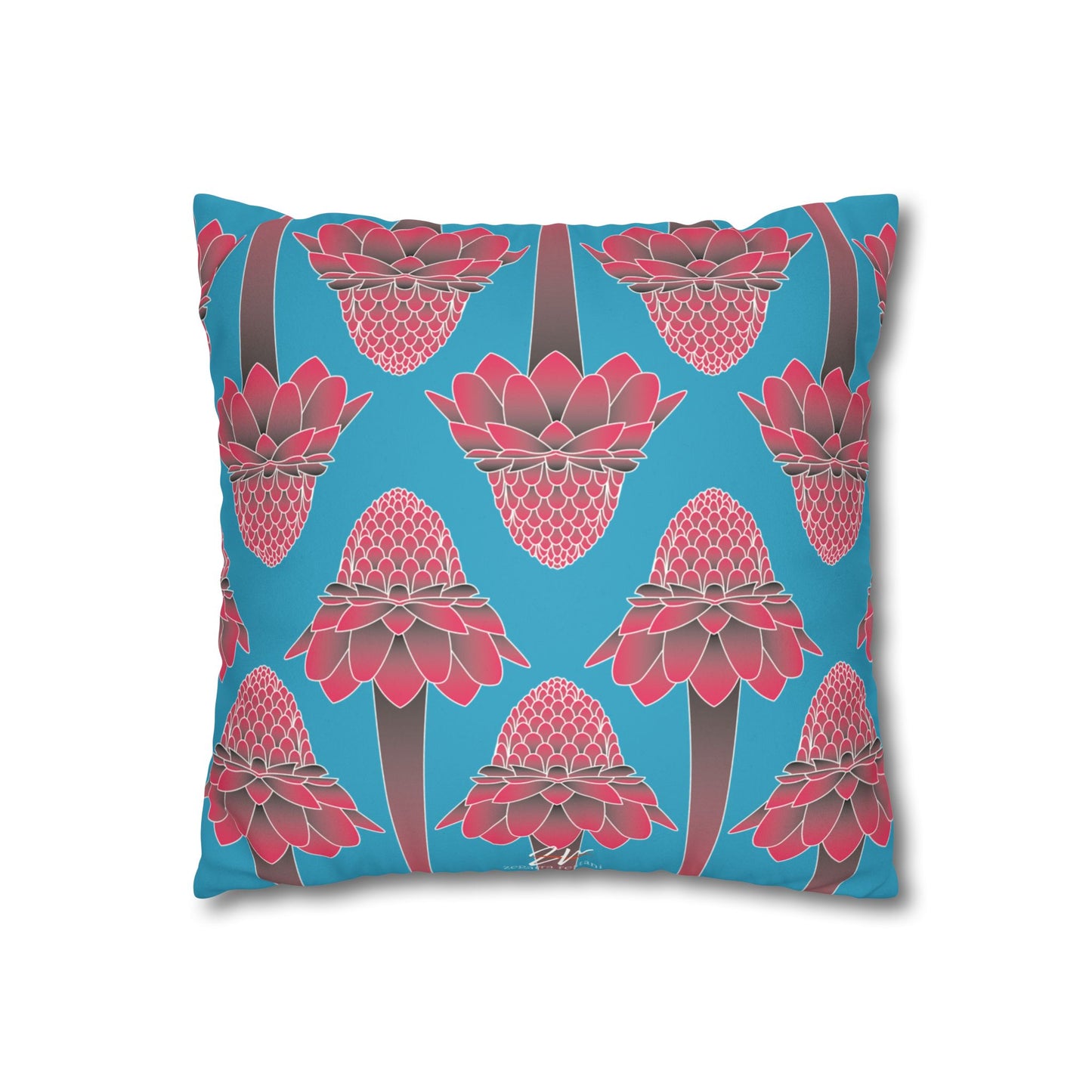 Turquoise Ginger Pillowcase