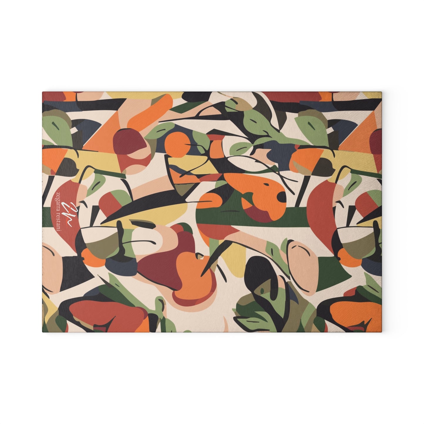 Cubist Garden Cutting Board