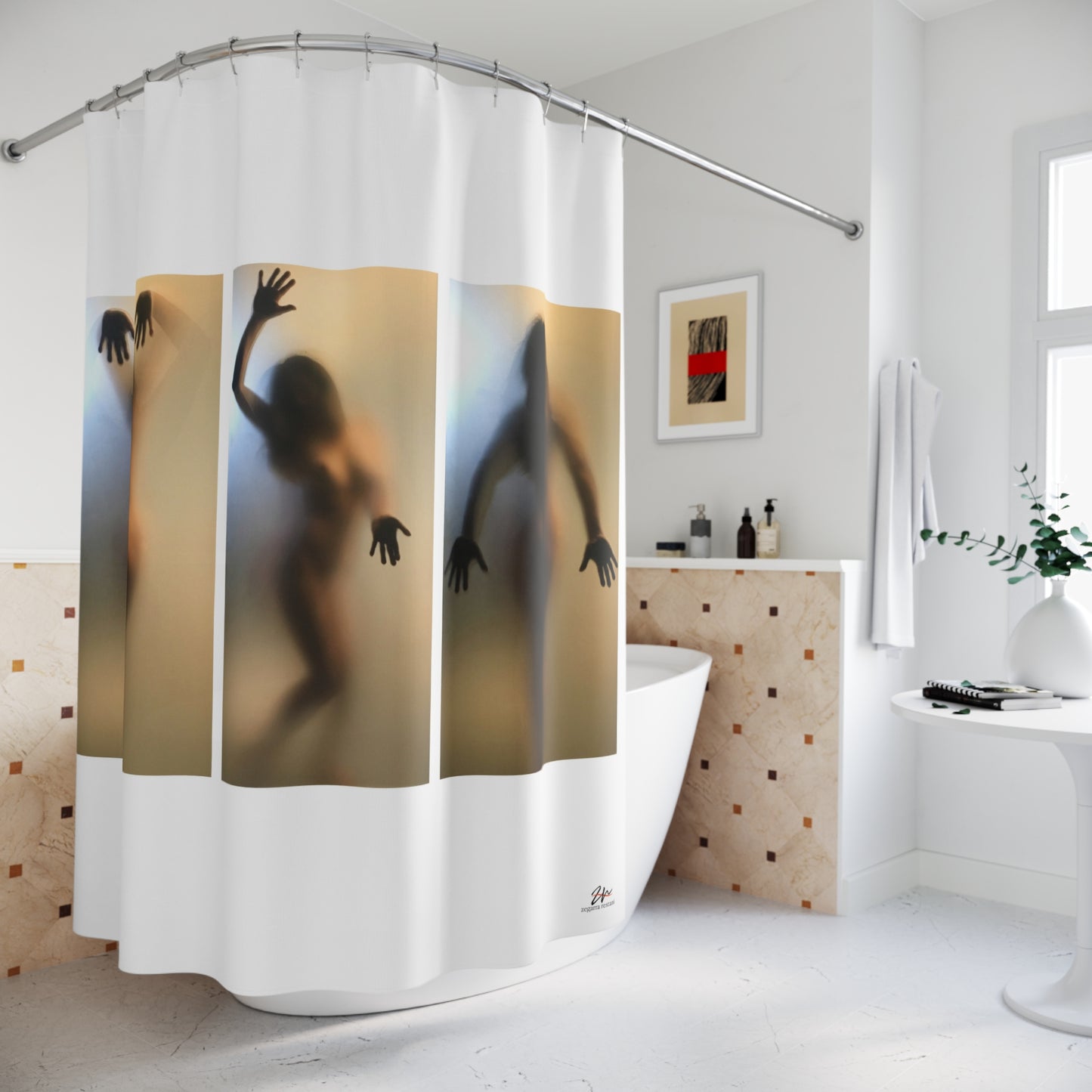 Shadow Play Shower Curtain