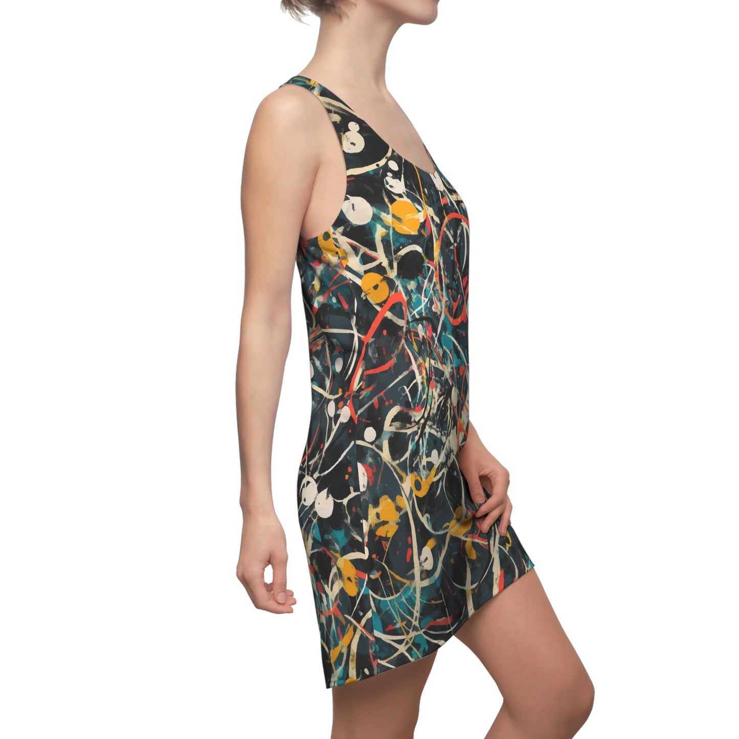 Pollock-Inspired Racerback Dress