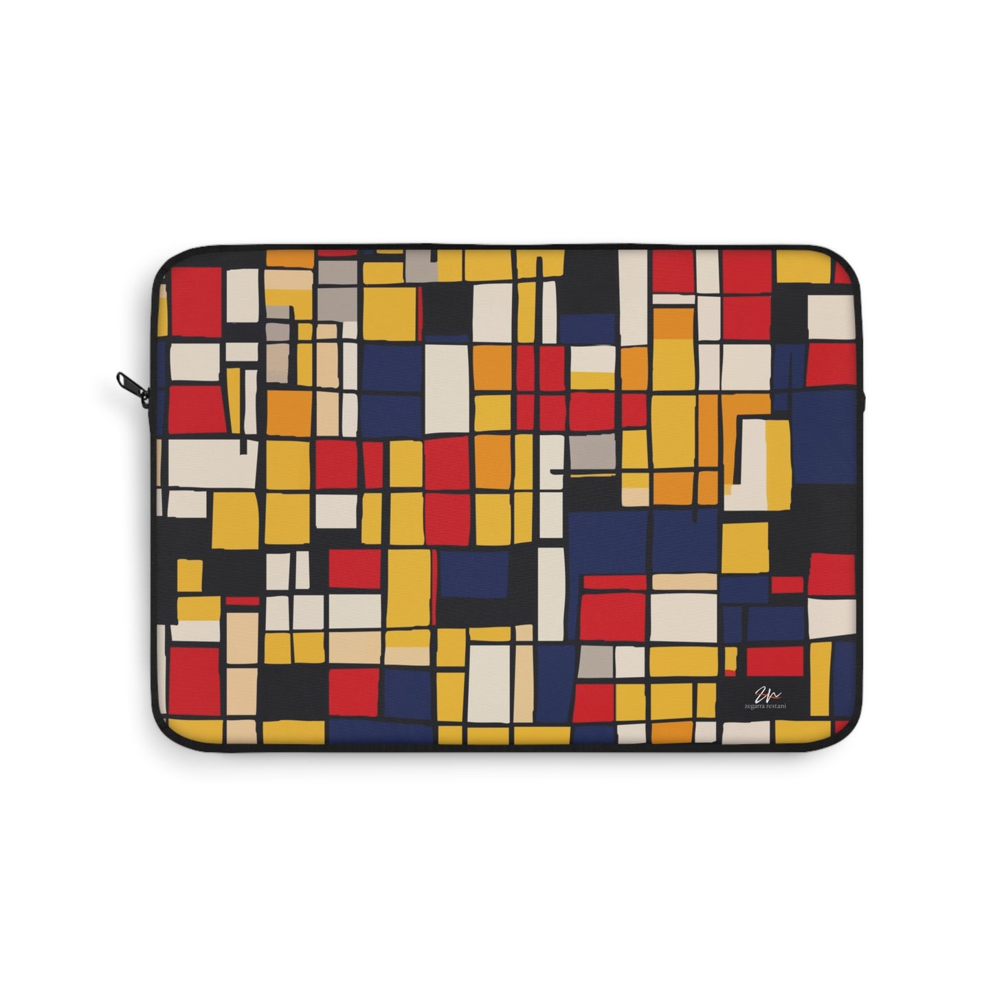 Mondrian-Inspired Laptop Sleeve