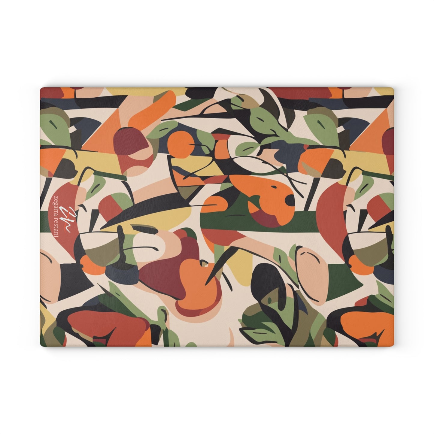 Cubist Garden Cutting Board