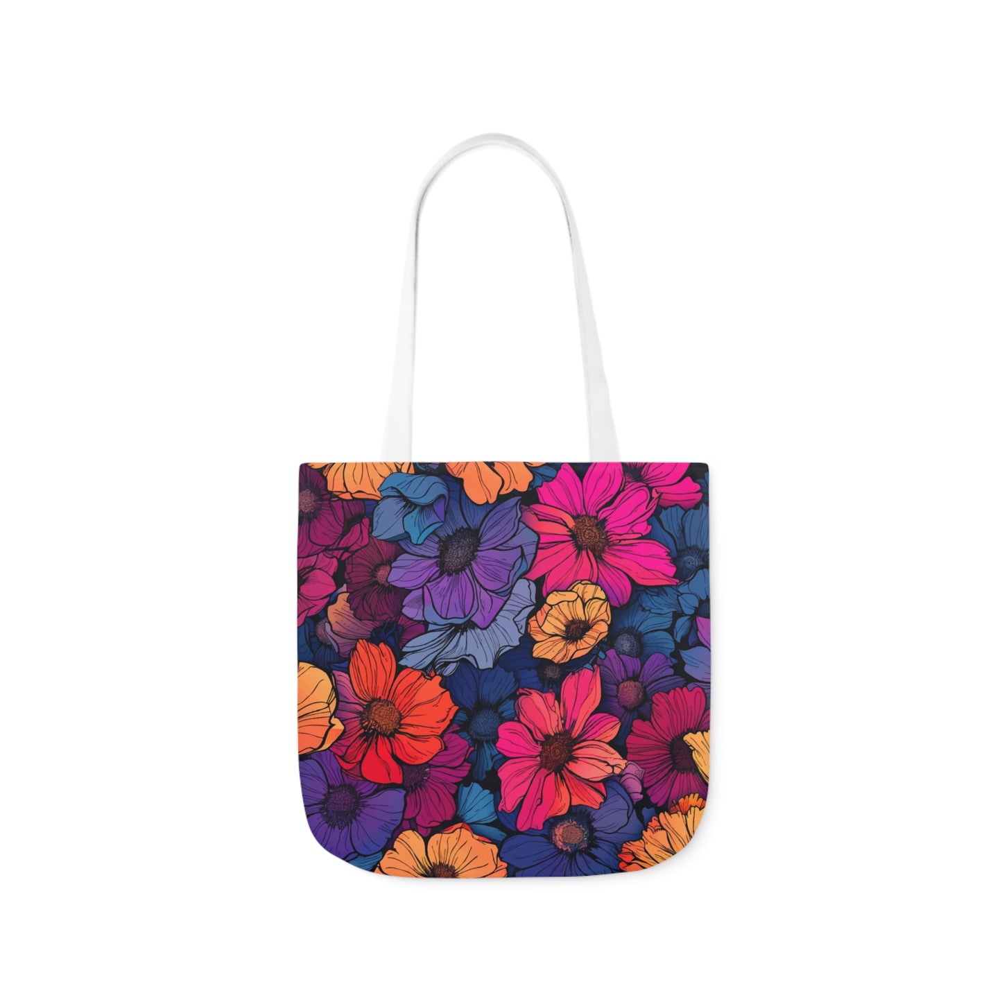 Vivid Blossoms Tote Bag