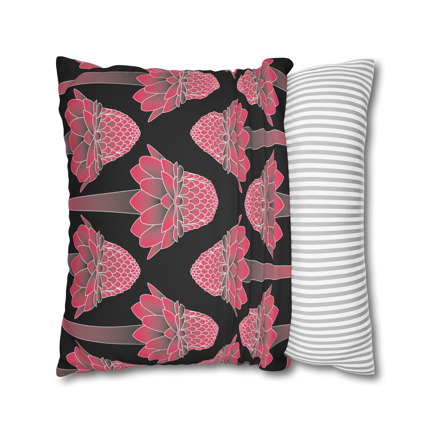 Pink Ginger Pillowcase (BlacK)