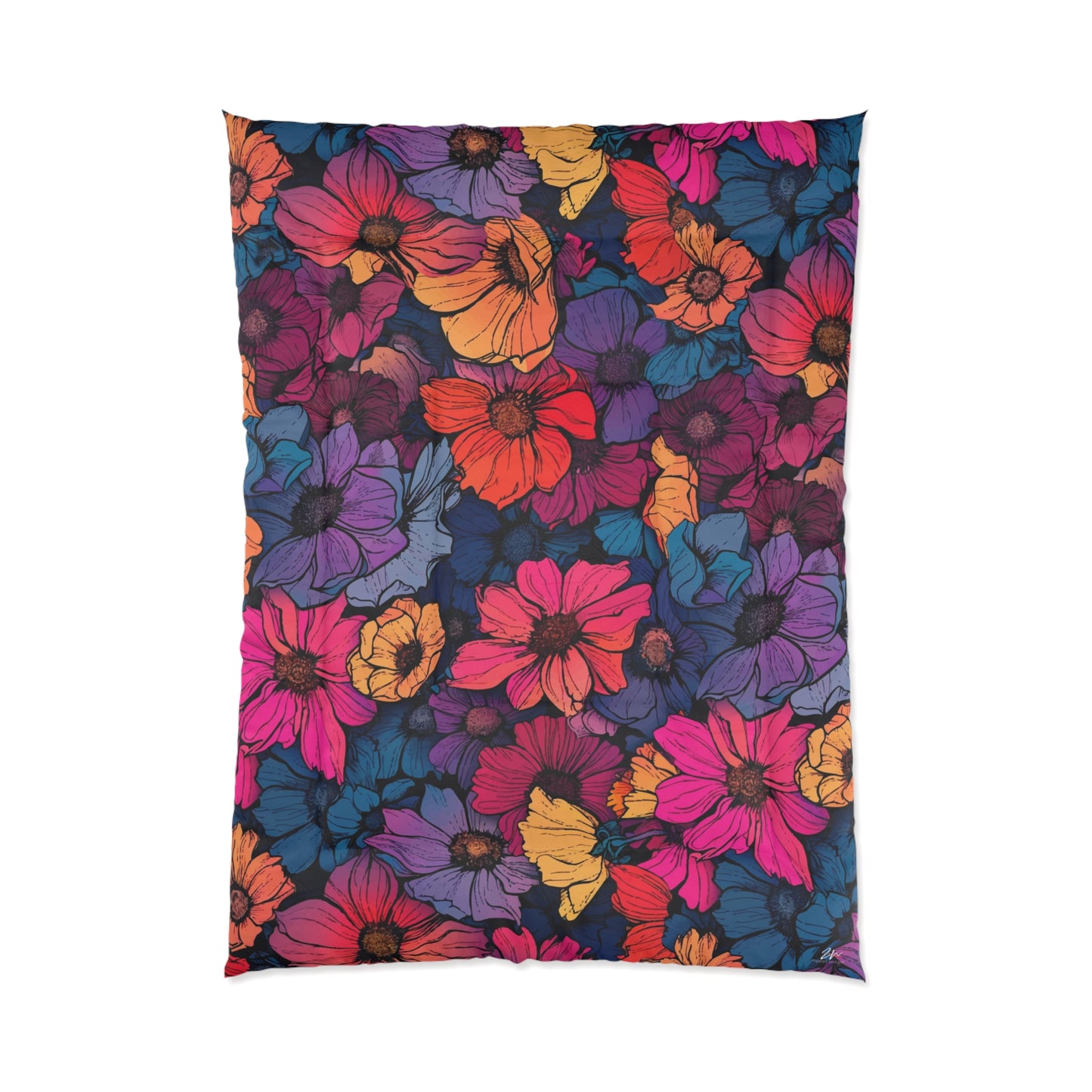 Vivid Blossoms Comforter