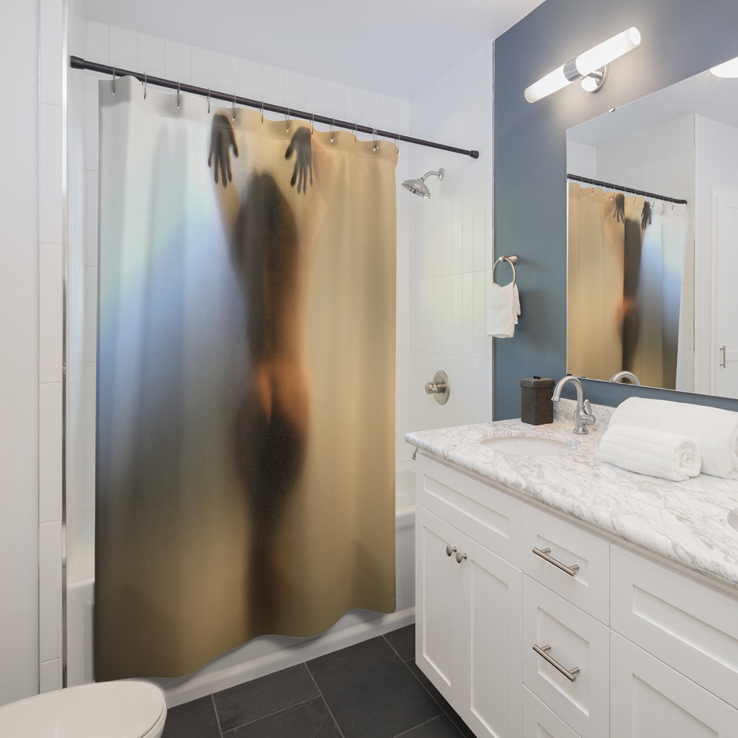 Shadow I: The Reach Shower Curtain