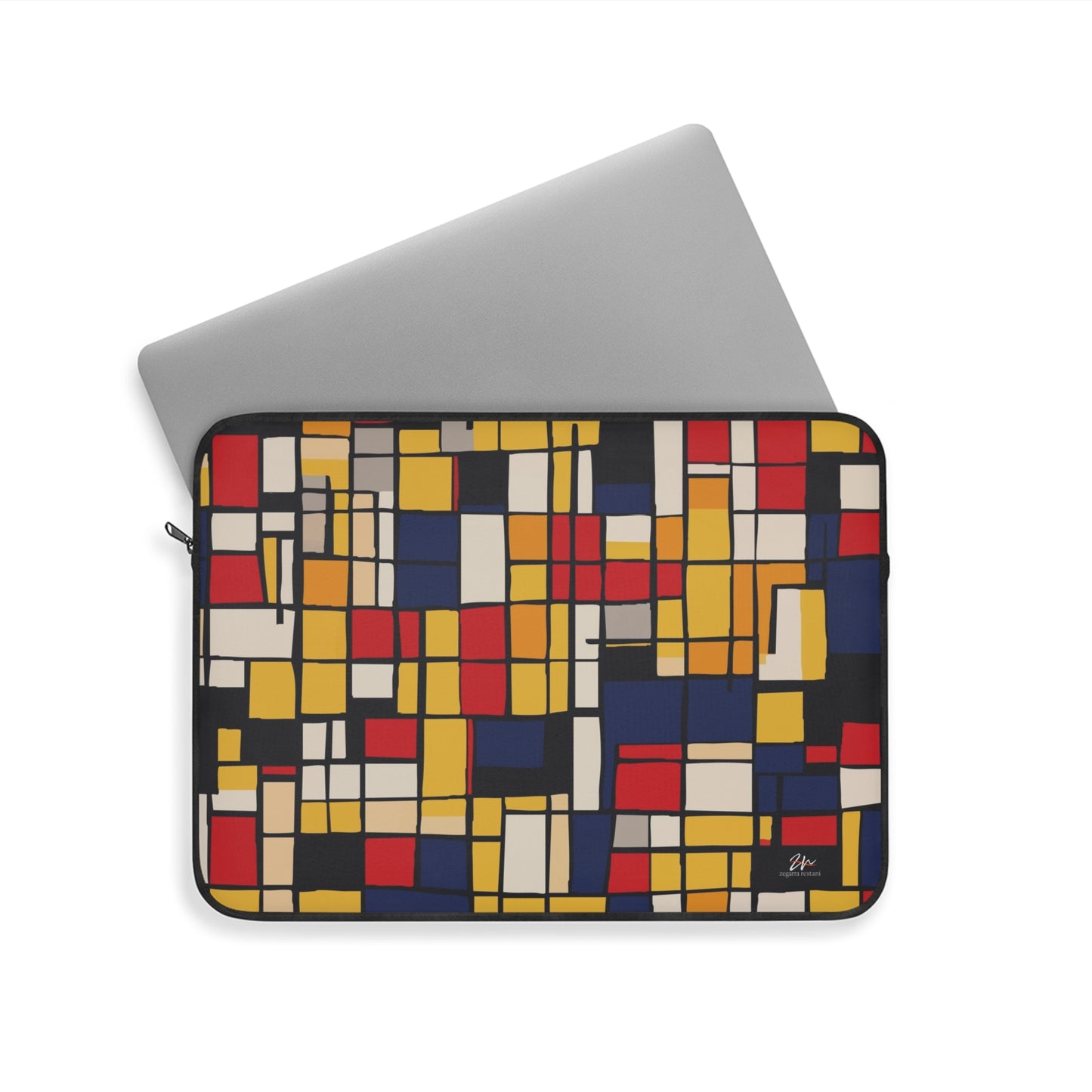 Mondrian-Inspired Laptop Sleeve