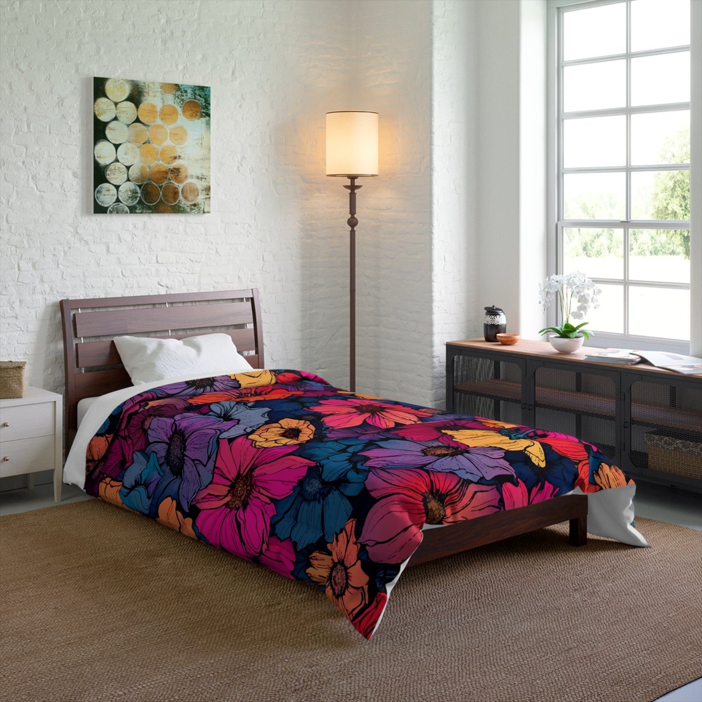 Vivid Blossoms Comforter