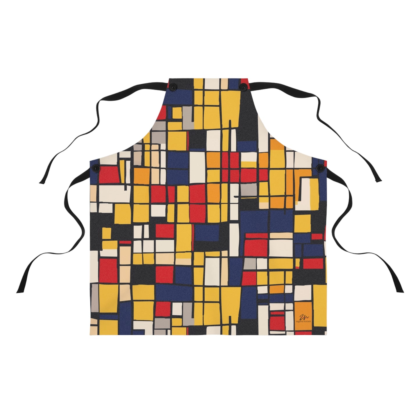 Mondrian-Inspired Apron