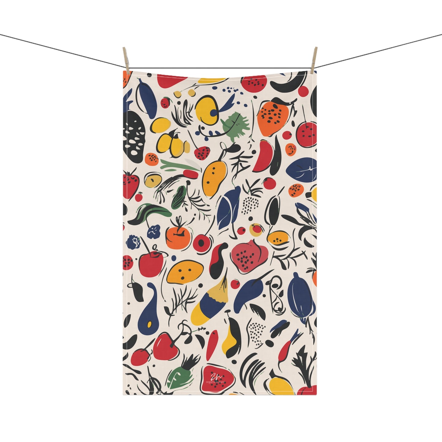 Abstract Harvest Tea TowelsTea Towels