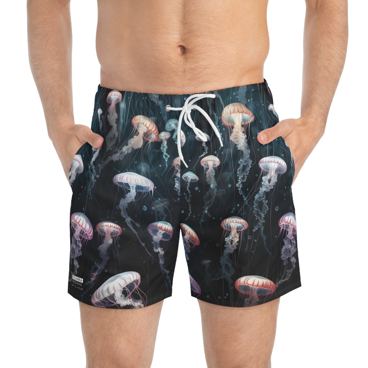 Ocean Glow Jellyfish Swim Trunks