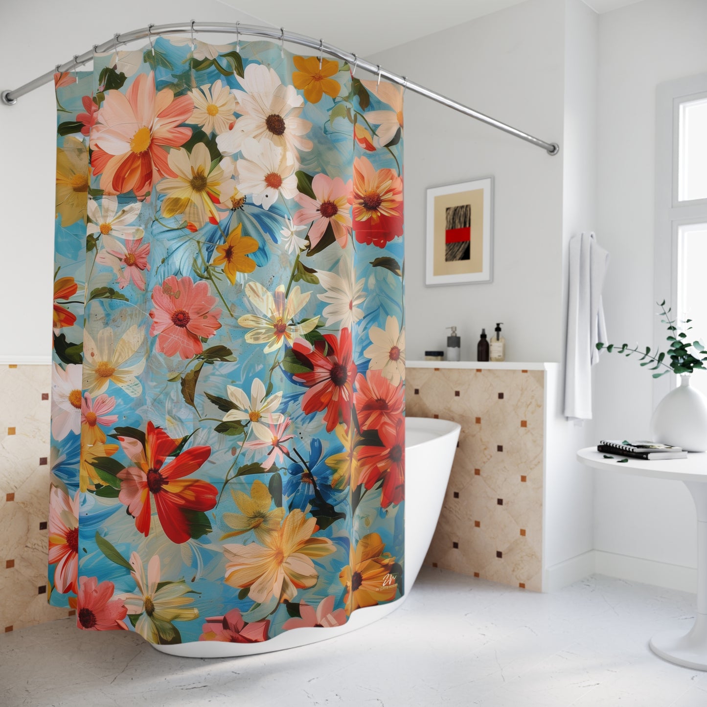 Blooming Paradise Shower Curtain