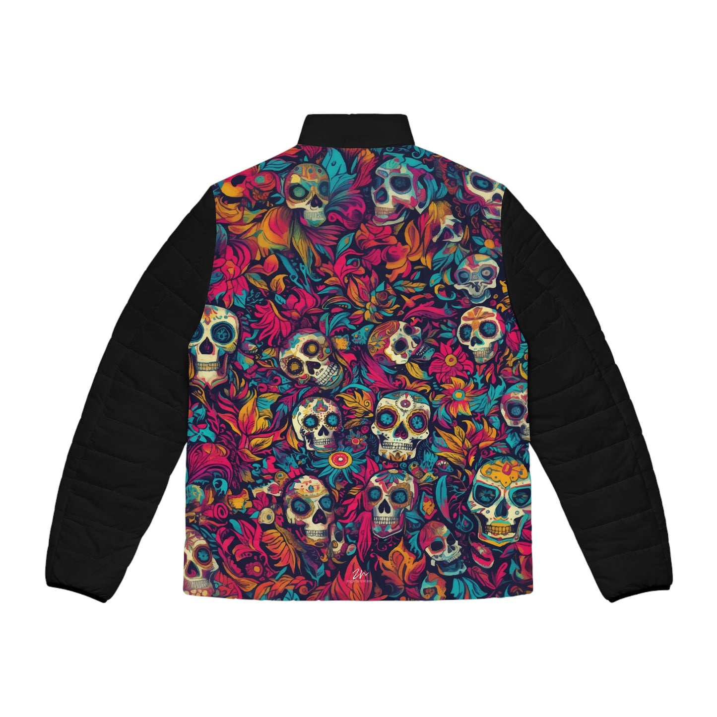 Crazy Calacas Men's Puffer Jacket