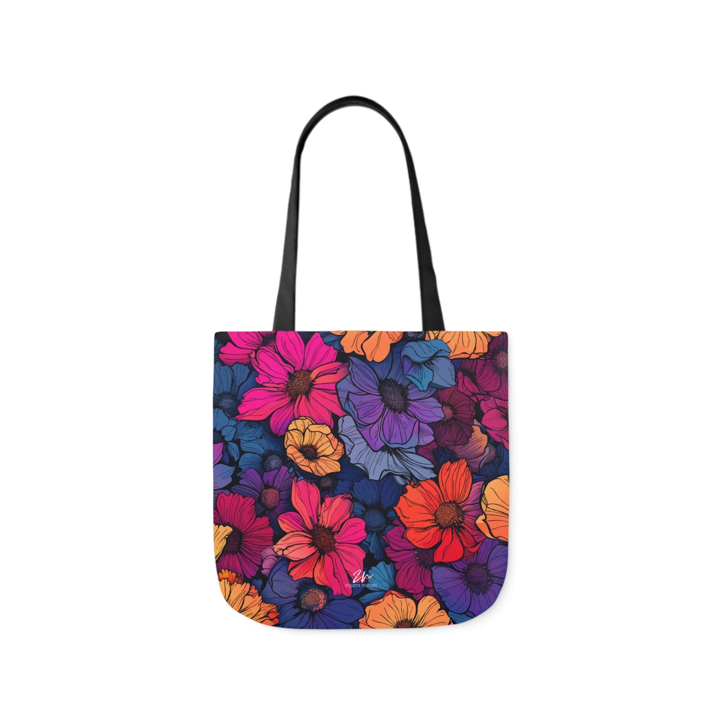 Vivid Blossoms Tote Bag
