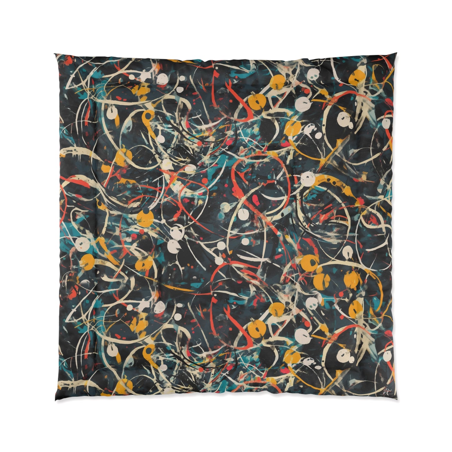Pollock-Inspired Comforter
