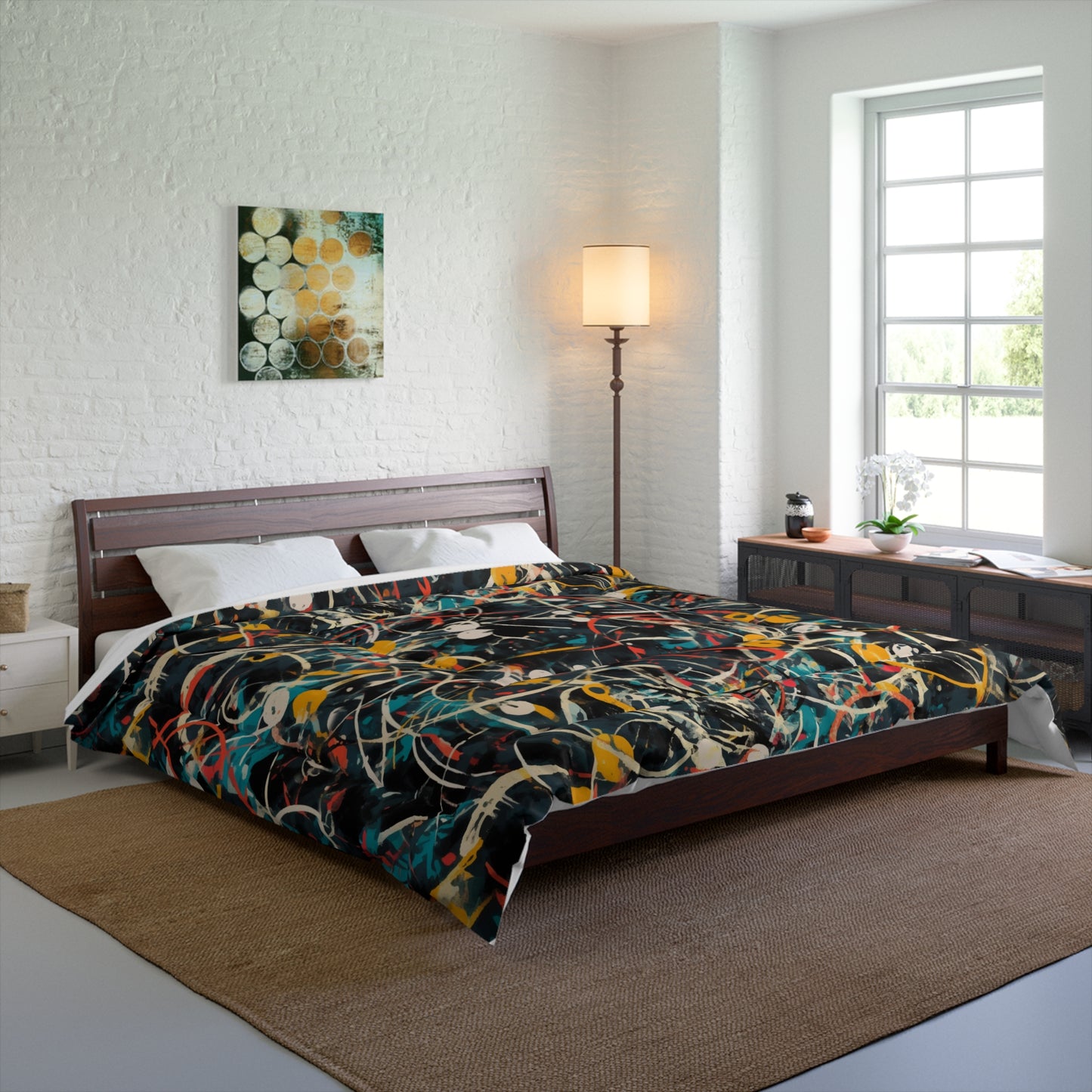 Pollock-Inspired Comforter