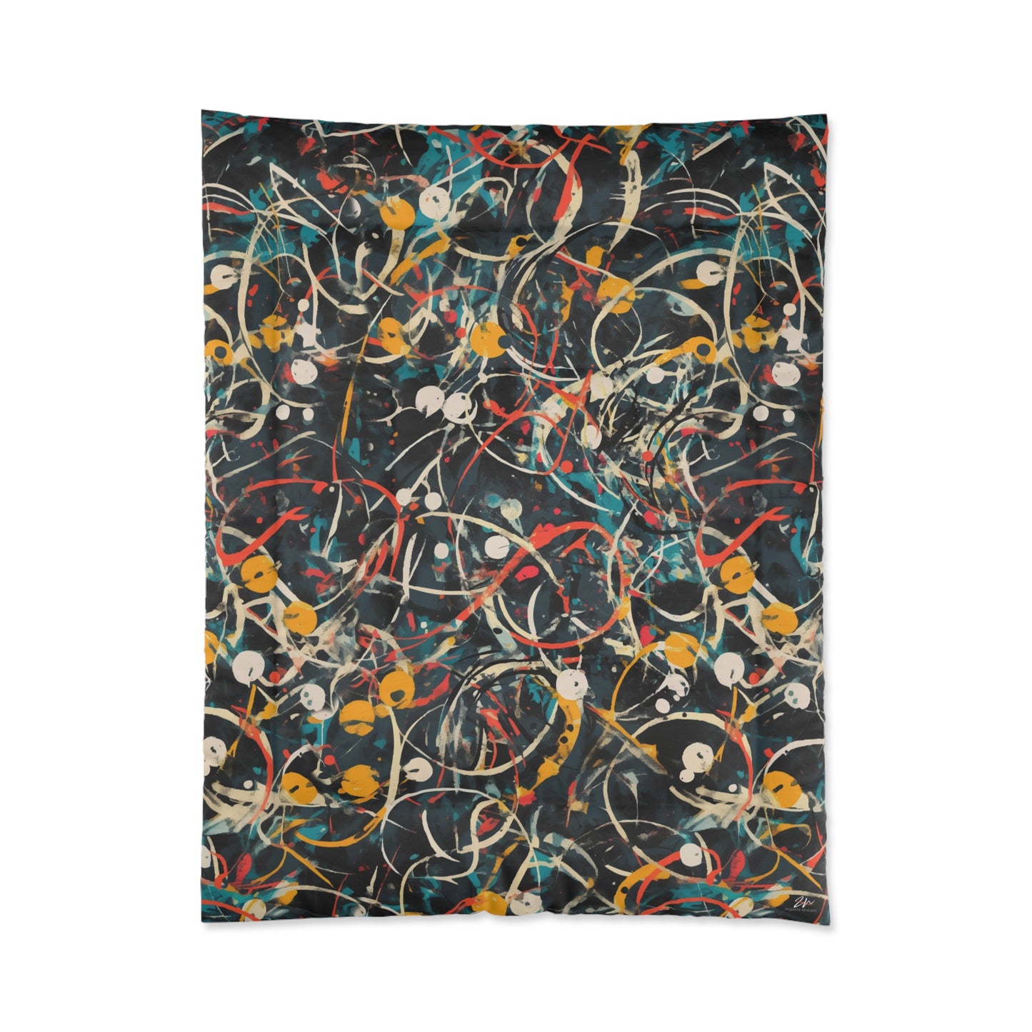 Pollock-Inspired Comforter
