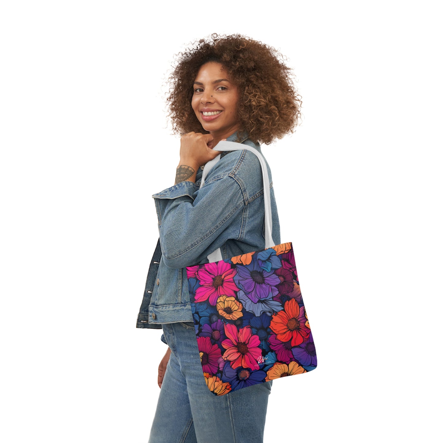Vivid Blossoms Tote Bag