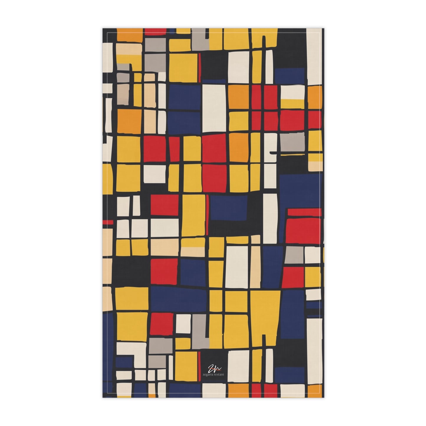 Mondrian-Inspired Tea Towels