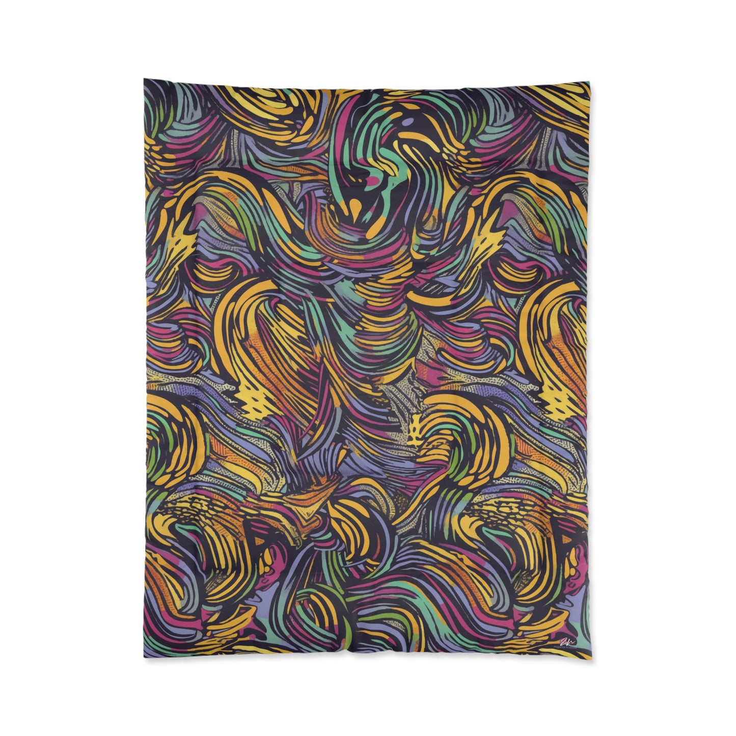 Pop Art Waves Comforter