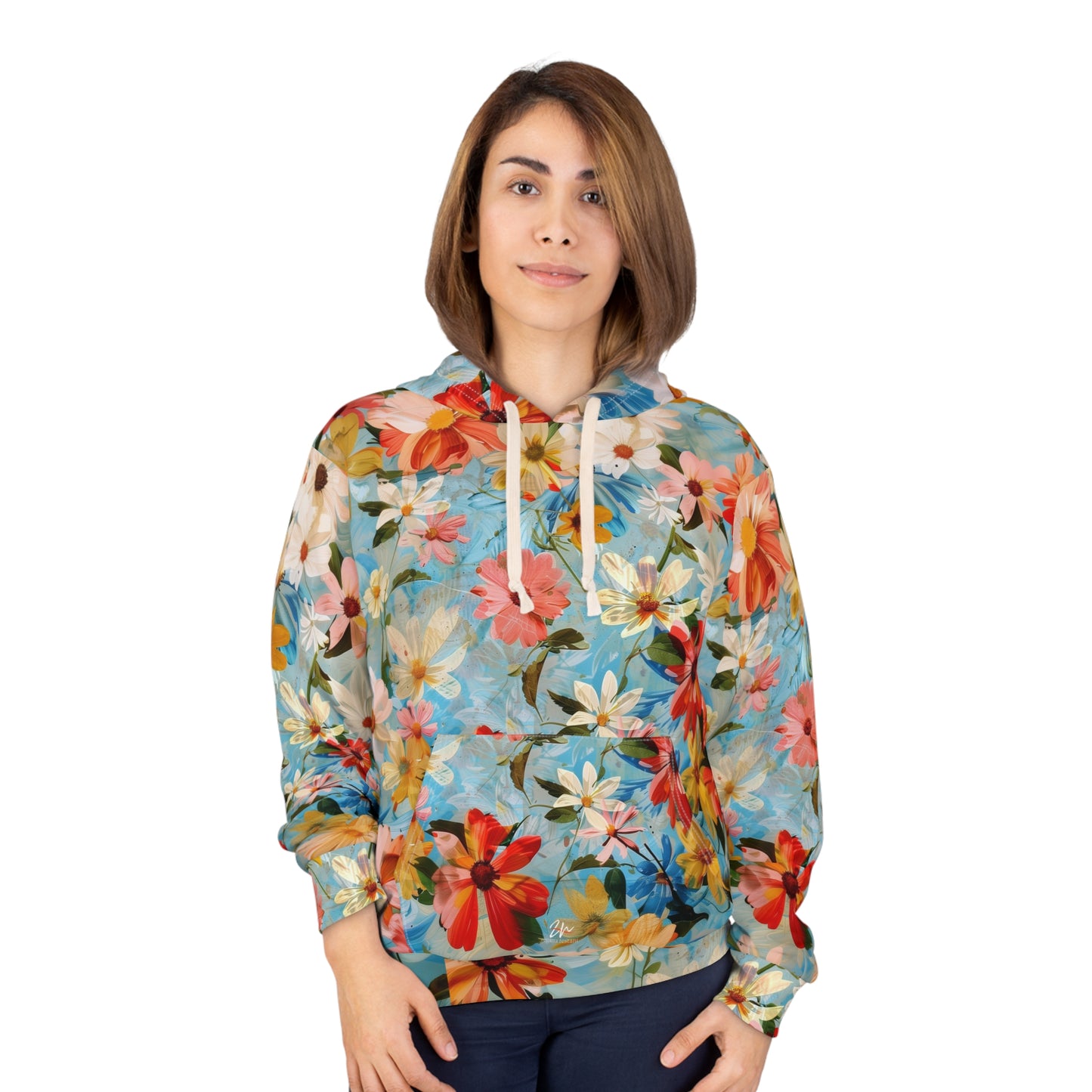 Vintage Flowers Unisex Pullover Hoodie