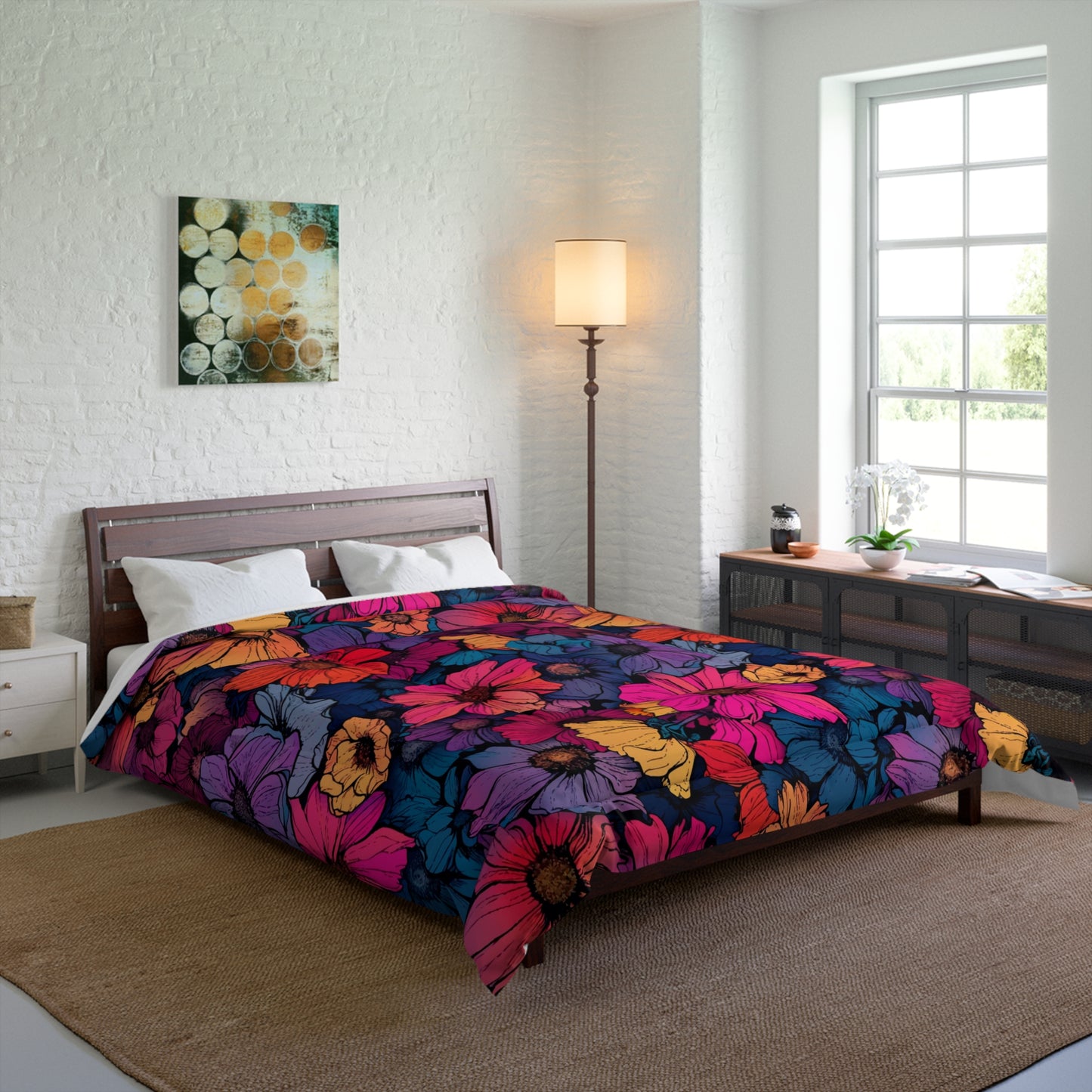 Vivid Blossoms Comforter