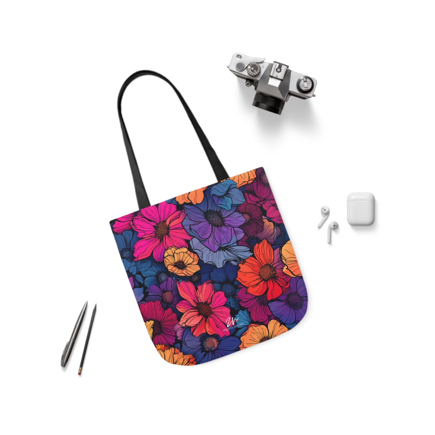 Vivid Blossoms Tote Bag