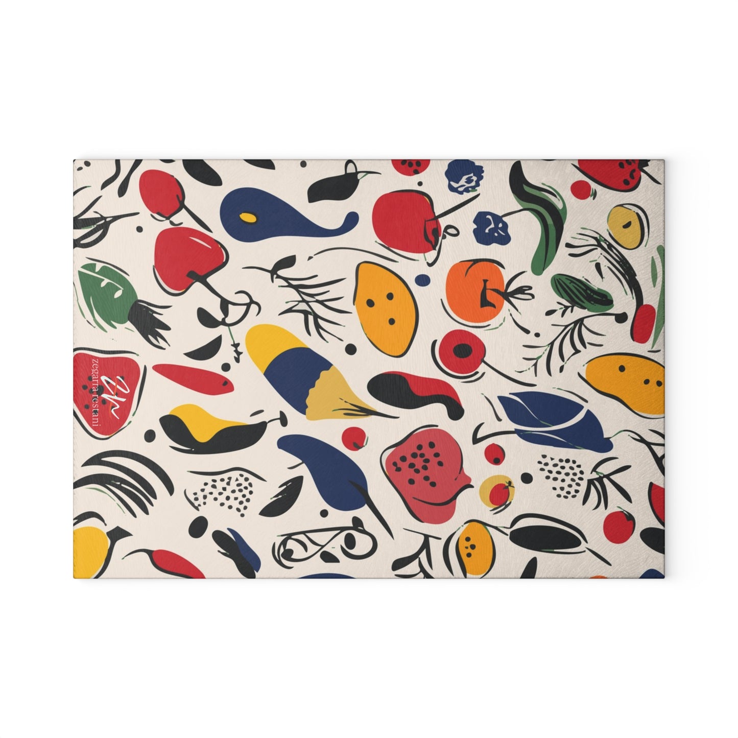 Abstract Harvest Cutting Board