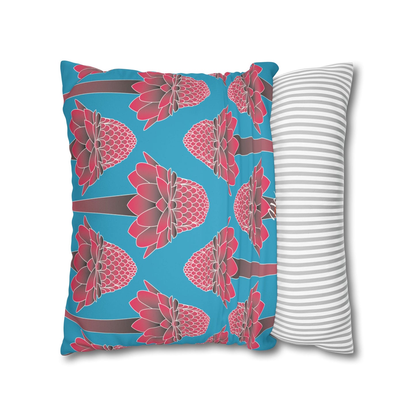 Turquoise Ginger Pillowcase