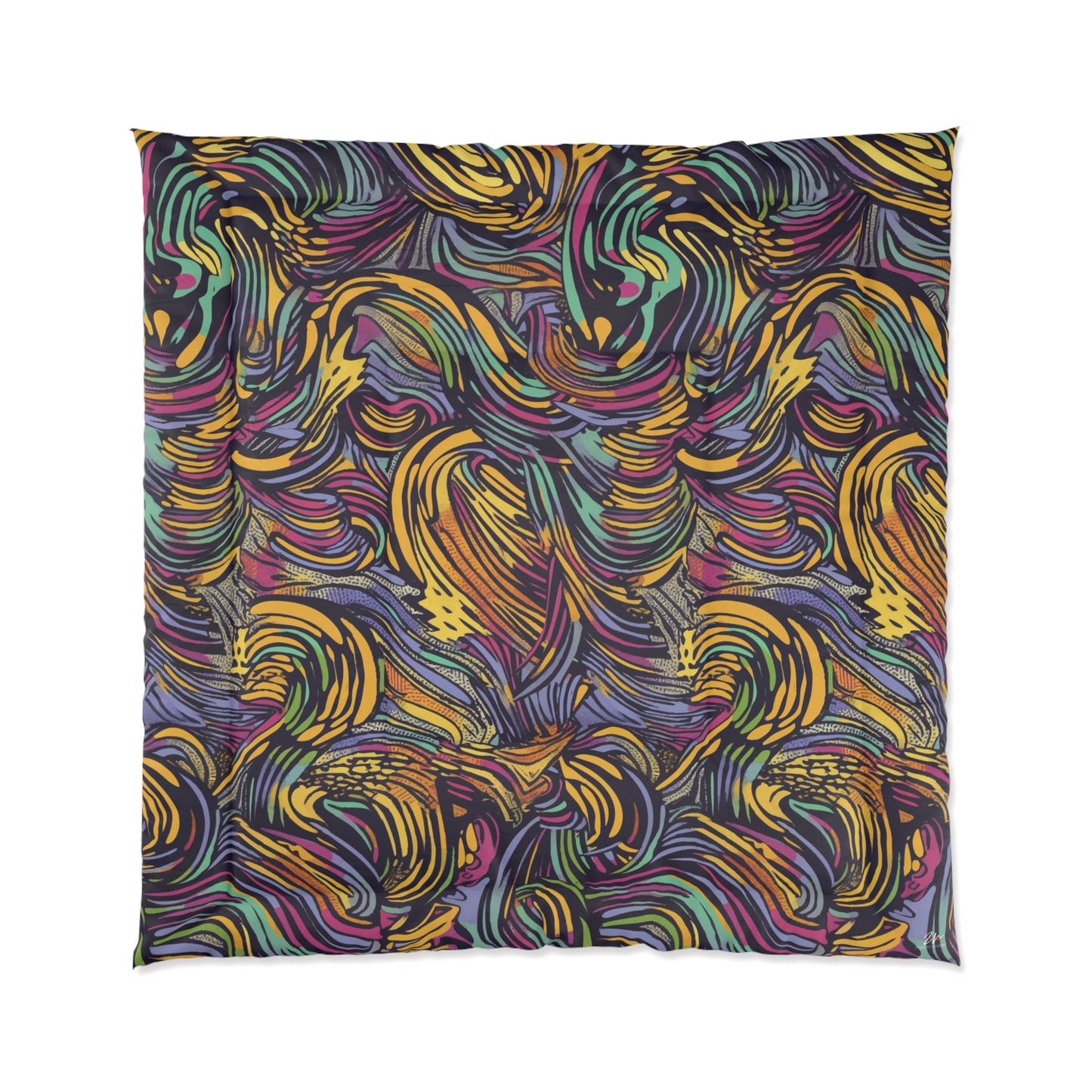 Pop Art Waves Comforter