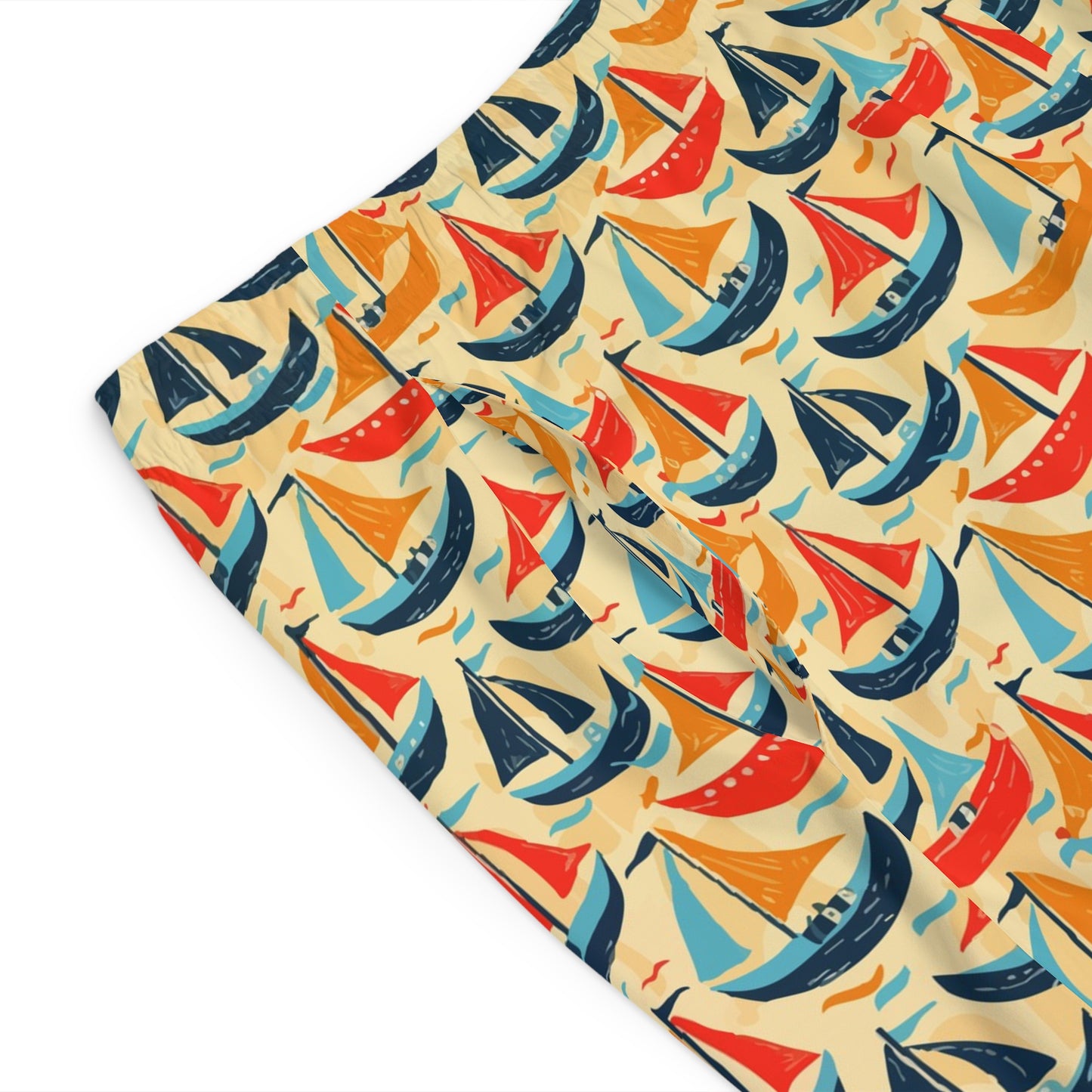 Vintage Ships Board Shorts for Men