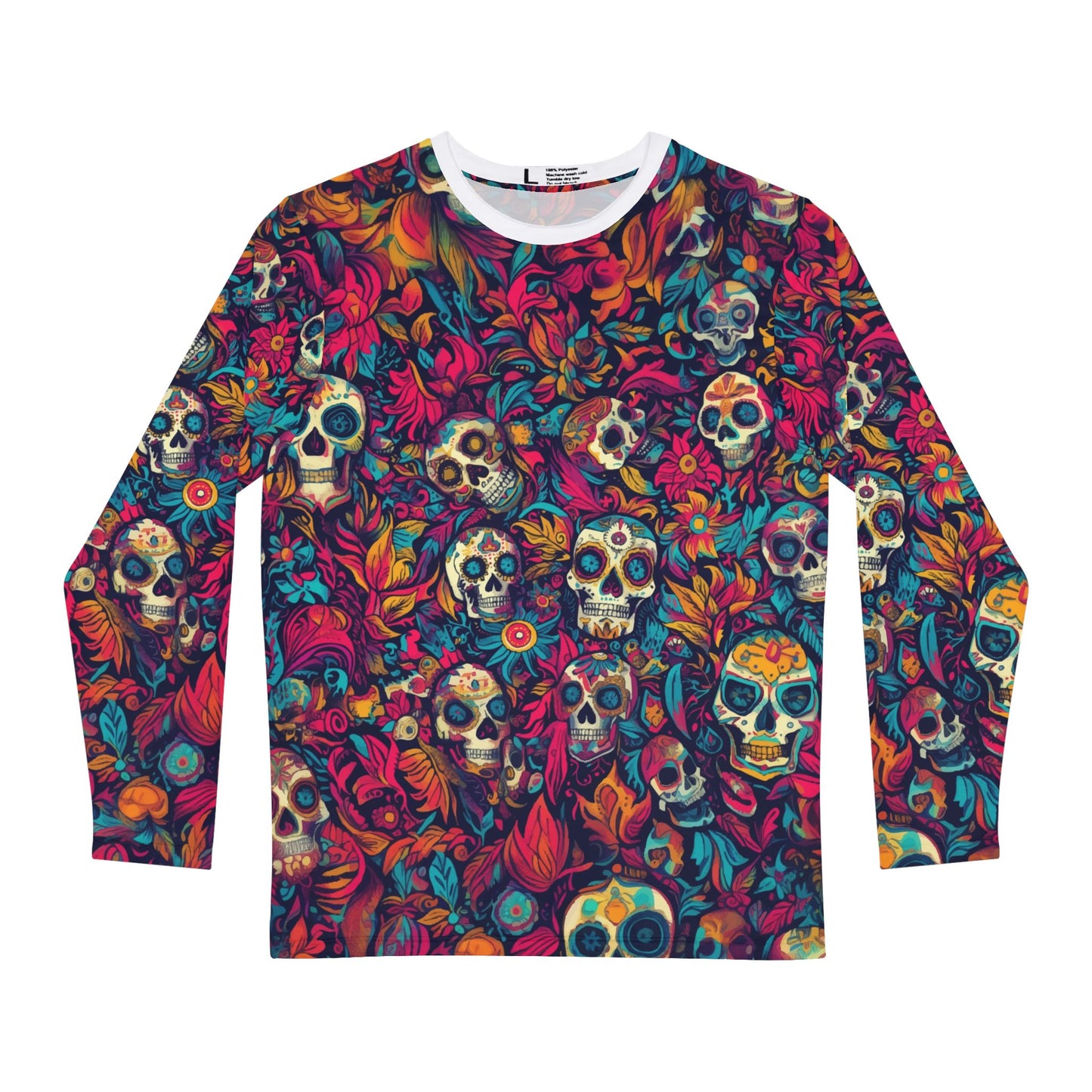 Crazy Calacas Long Sleeve Shirt for men